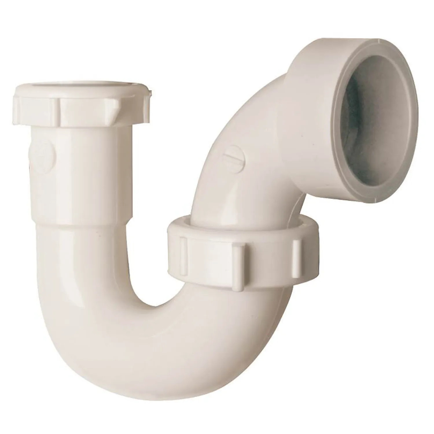 Plumb Pak PP950W PlumbPak PP950W S-Trap, 1-1/2 in, Solvent Weld Joint, Plastic