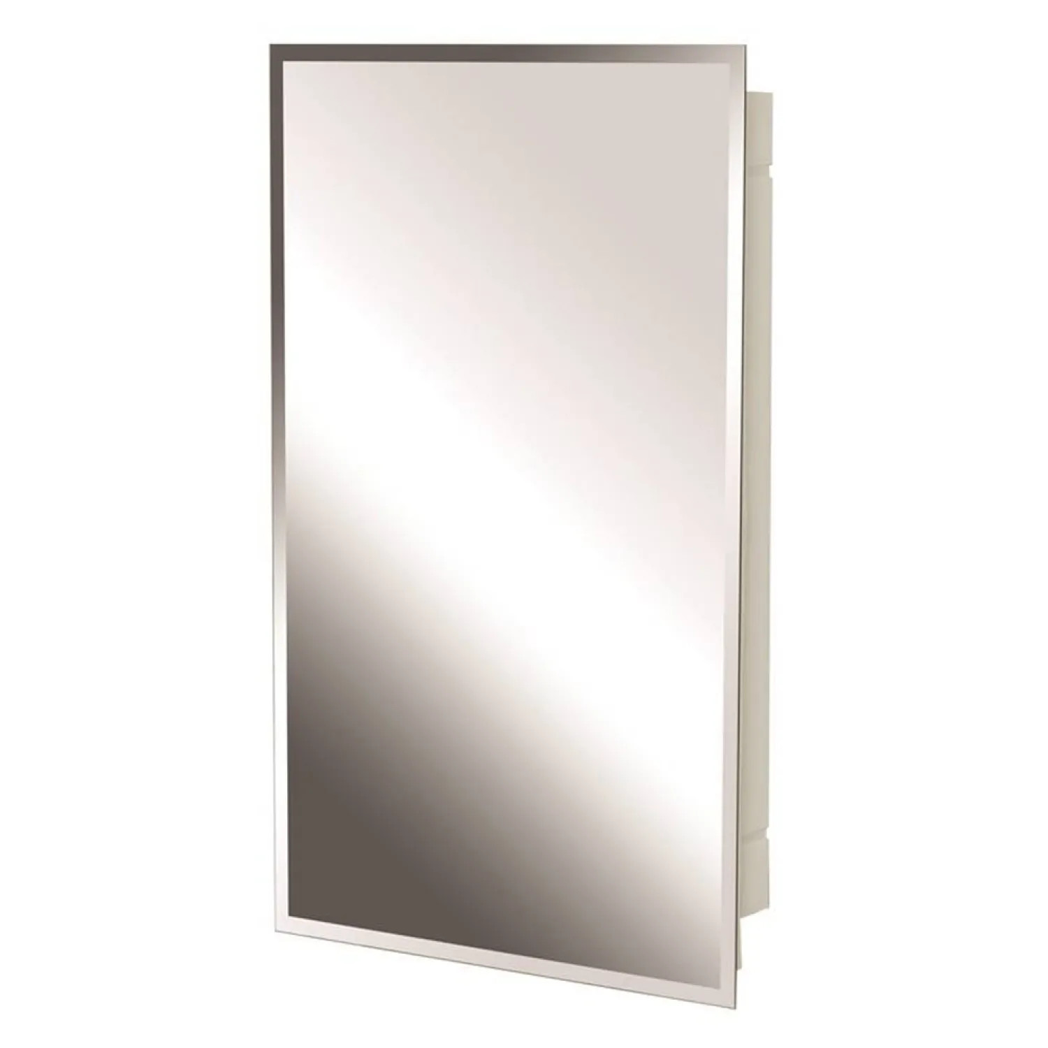 Zenith M115 Zenith M115 Frameless Beveled Swing Door Medicine Cabinet, 16 in W X 4-1/2 in D X 26 in H