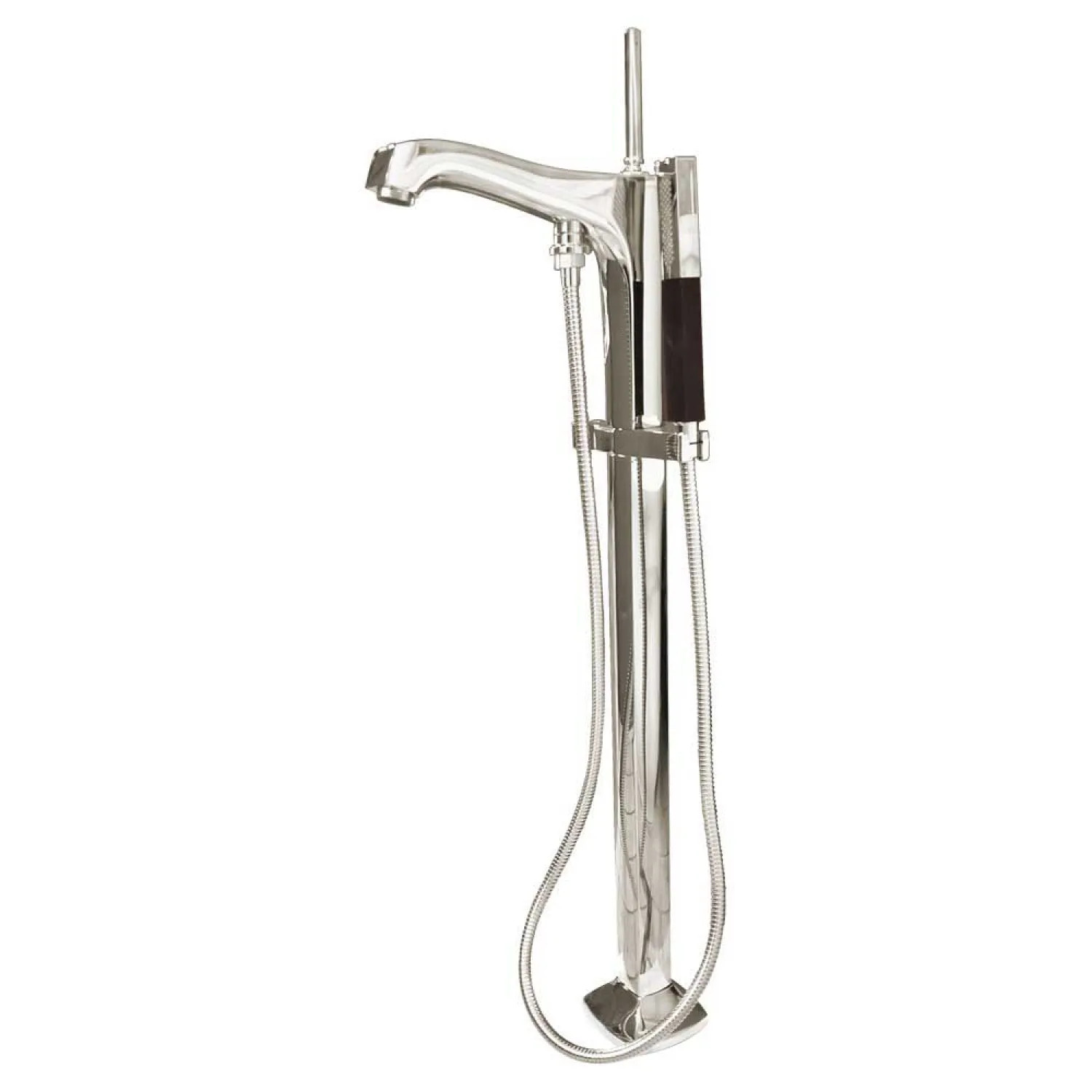 Kohler T97331-4-SN Kohler Margaux Single-Handle Freestanding Tub Filler Trim w/ Hand Shower, Polished Nickel - K-T97331-4-SN