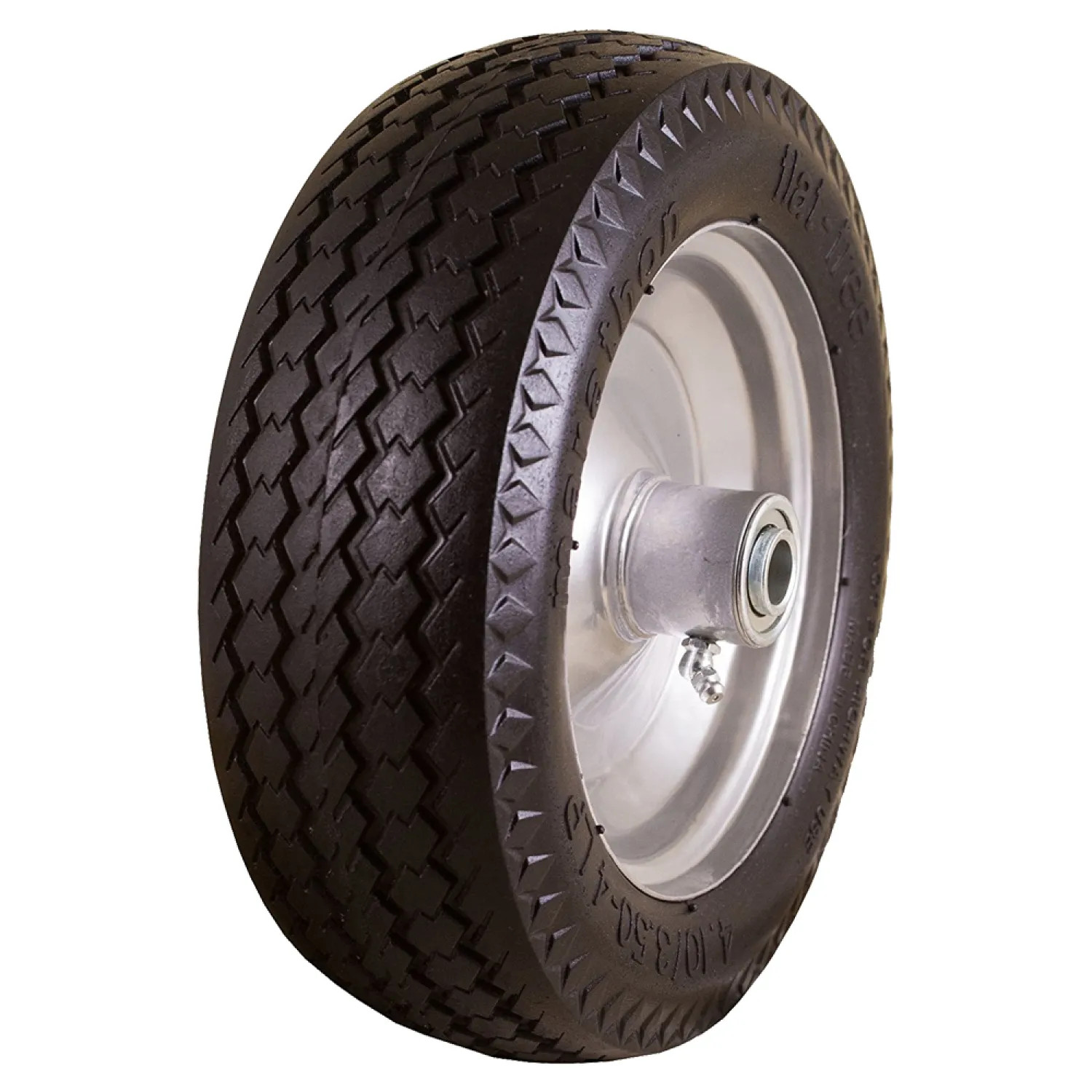 Arnold 10 Arnold 00010 Flat Free Hand Truck Tire, 10-1/2 in Diameter, 300 lb, Polyurethane Foam