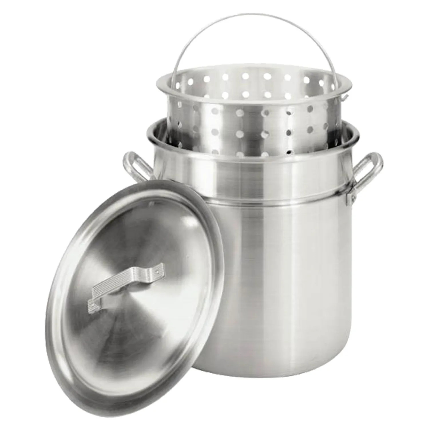 Barbour 4042 Barbour Bayou Classic Heavy Duty Fryer/Steamer With Lid and Basket, 42 qt Capacity, 15-1/2 in Dia