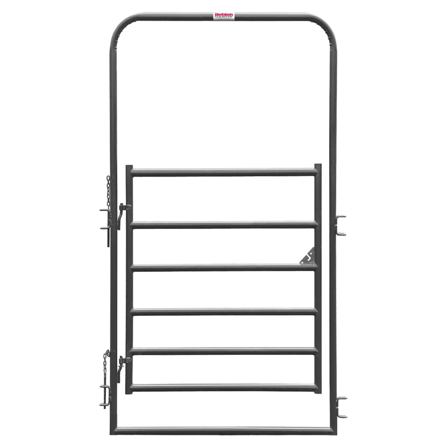 Behrens 44121187 Behrens 44121187 Arch Gate Corral Panel, 4 ft L x 8 ft H x 20 ga T, 1-5/8 in Bar, Steel Tubing