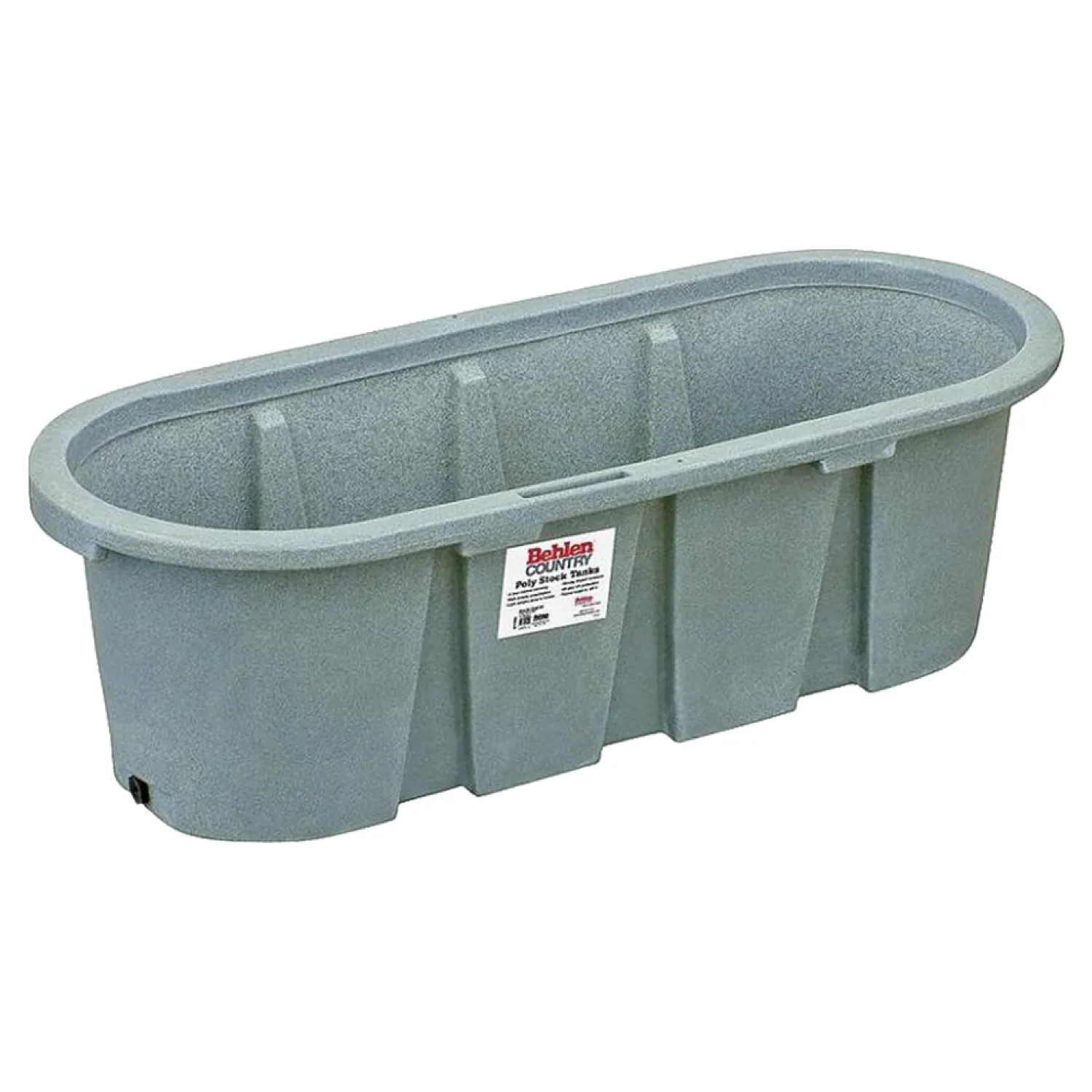 Behrens 52112027GT Behrens Round End Farm Stock Tank, 150 Gallon Capacity,  6' Length x 2' Width x 2' Height, Polyurethane - 52112027GT