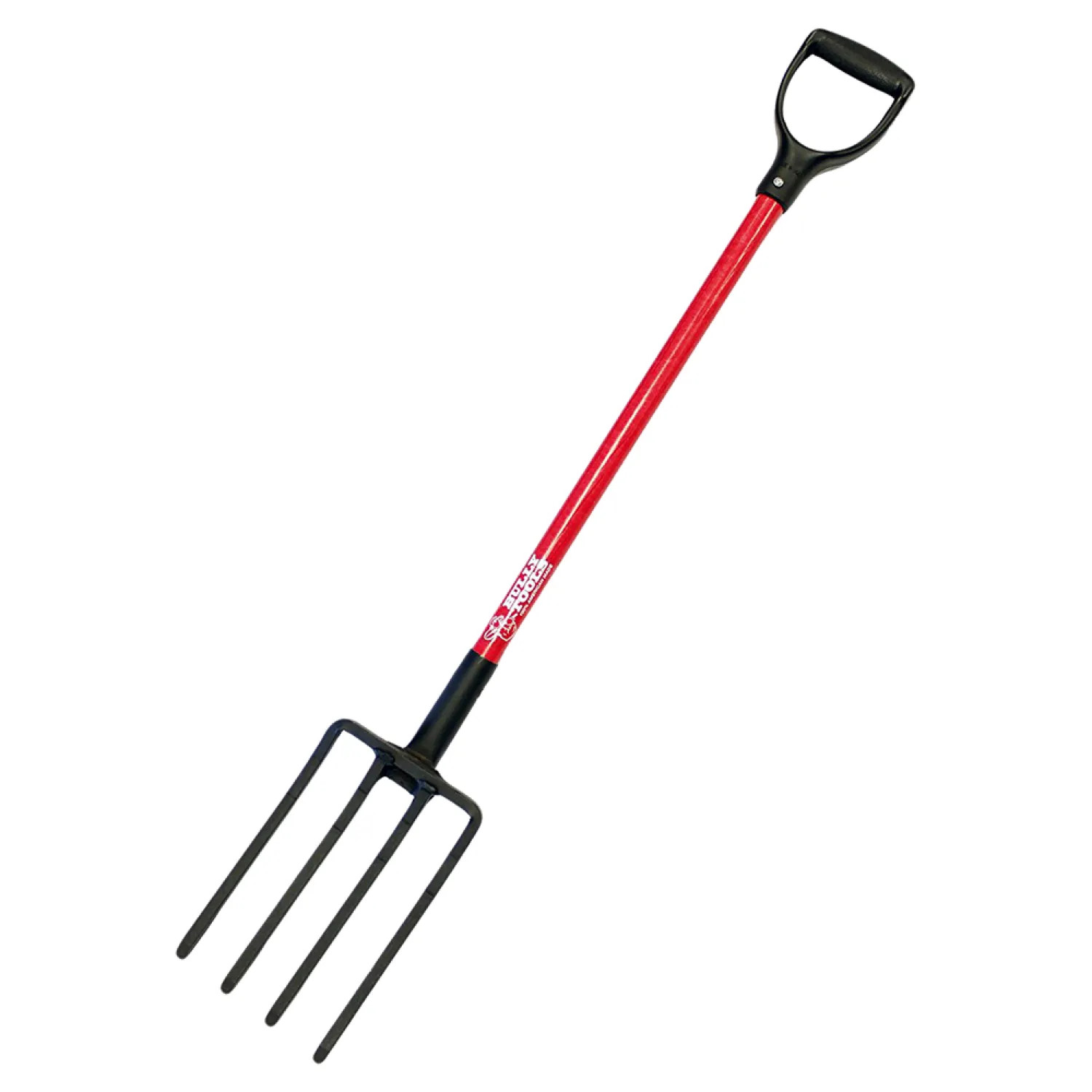 Bully 92370 Bully 92370 Garden Spading Fork, 7 in W x 10 in L Tine, 4 Tines, Steel