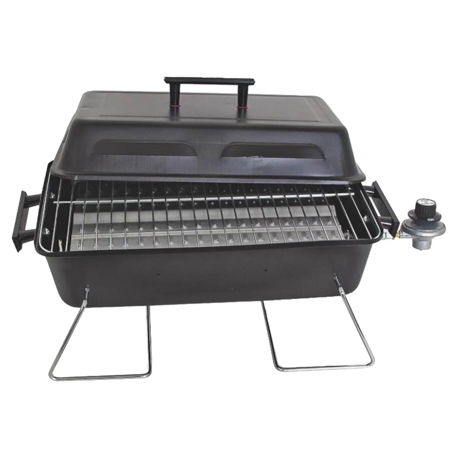 Char-Broil 465133014 Char-Broil 465133014 Portable Gas Grill, 11000 BTU, LPG, 187 sq-in, Stainless Steel