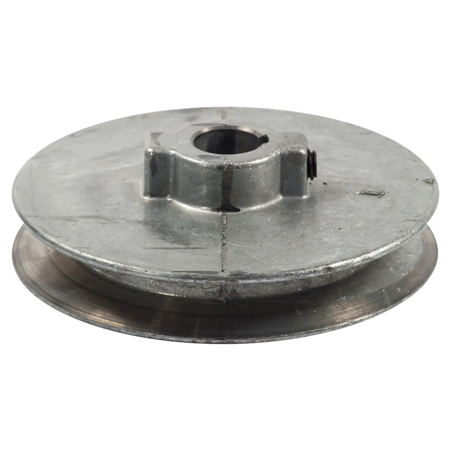 Chicago Die 400A CDCO 400A Single V-Grooved Pulley, 1/2 in X 4 in, 4L, 1/2 X 11/32 in Belt