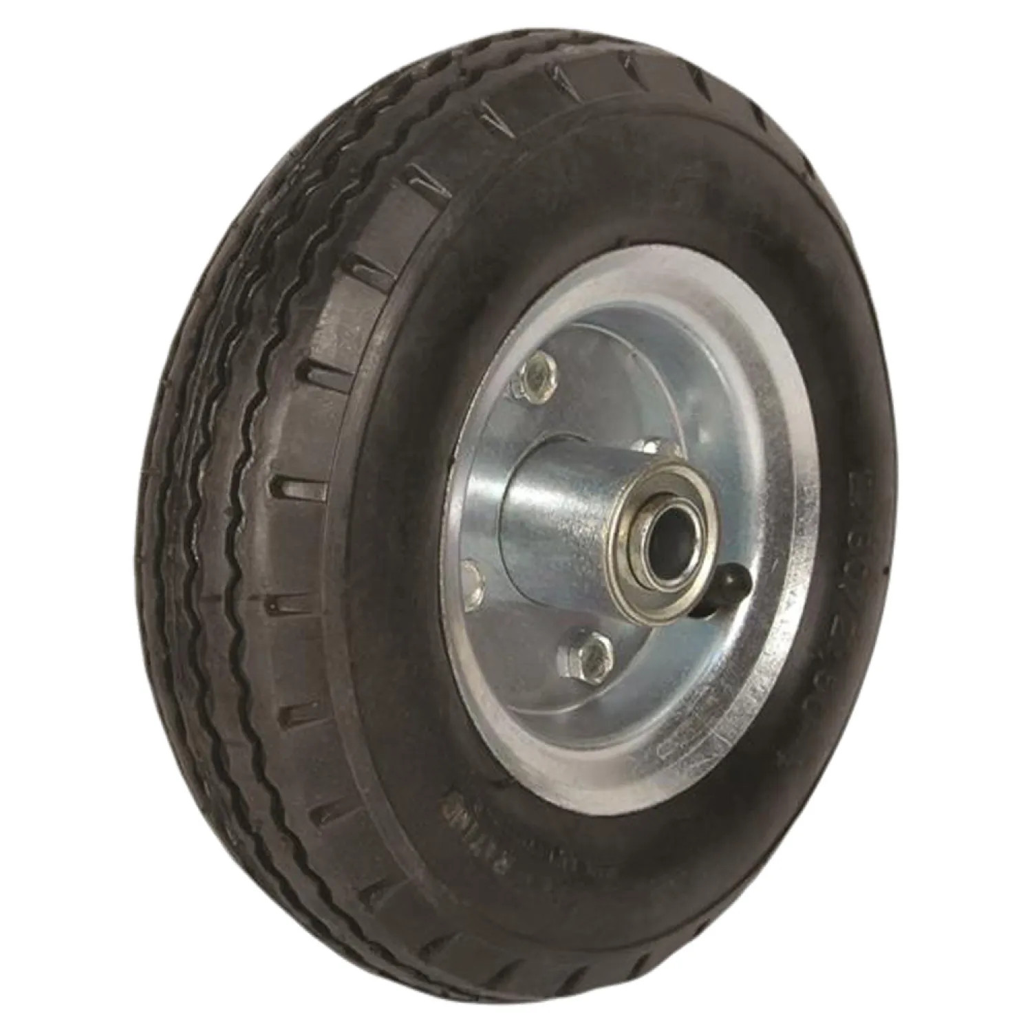 DH Casters W-PN08250RC DH Casters W-PN Light/Medium Duty Ribbed Pneumatic Wheel, 8 in Dia X 2-1/2 in W, 310 lb