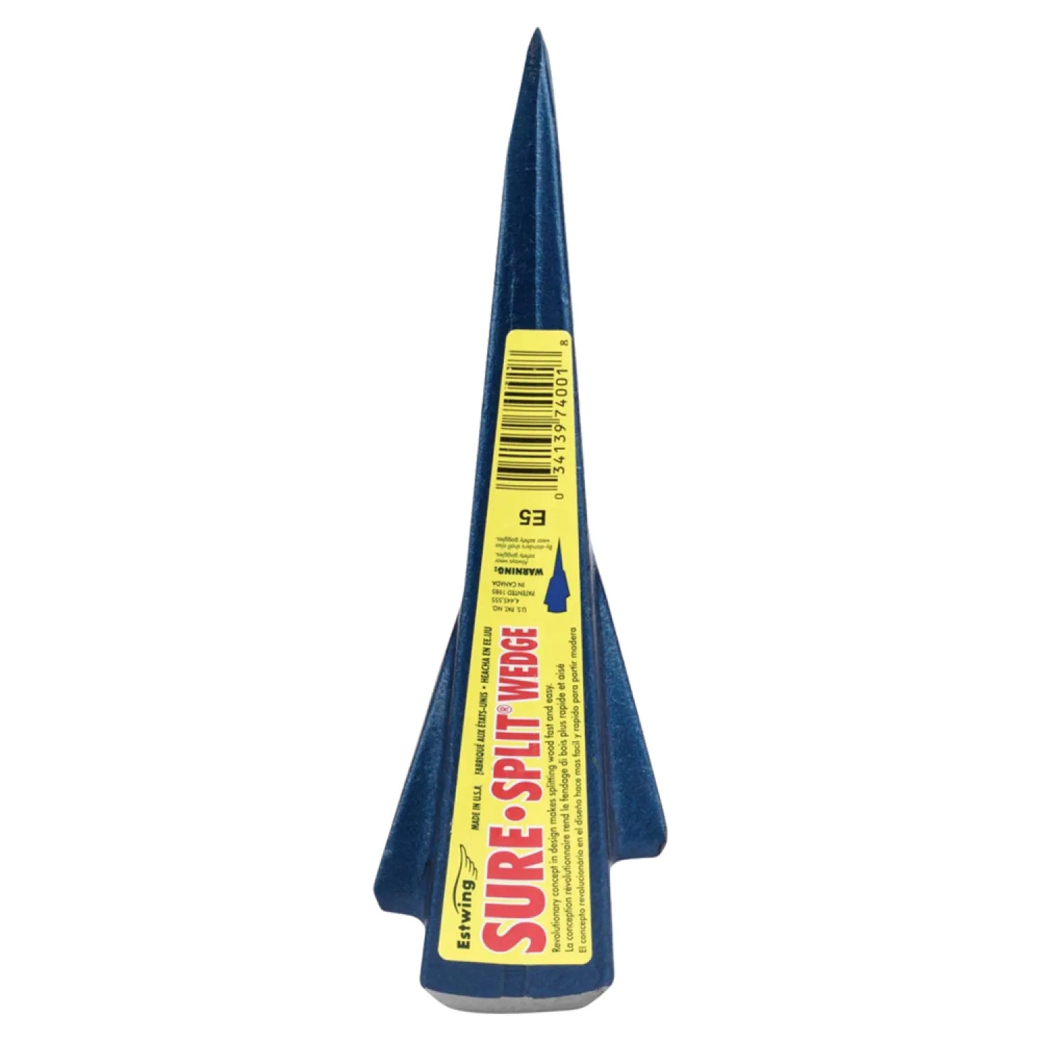 Estwing E-5 Sure Split E-5 Splitting Wedge, 5 lb, 9 in OAL Wood Handle