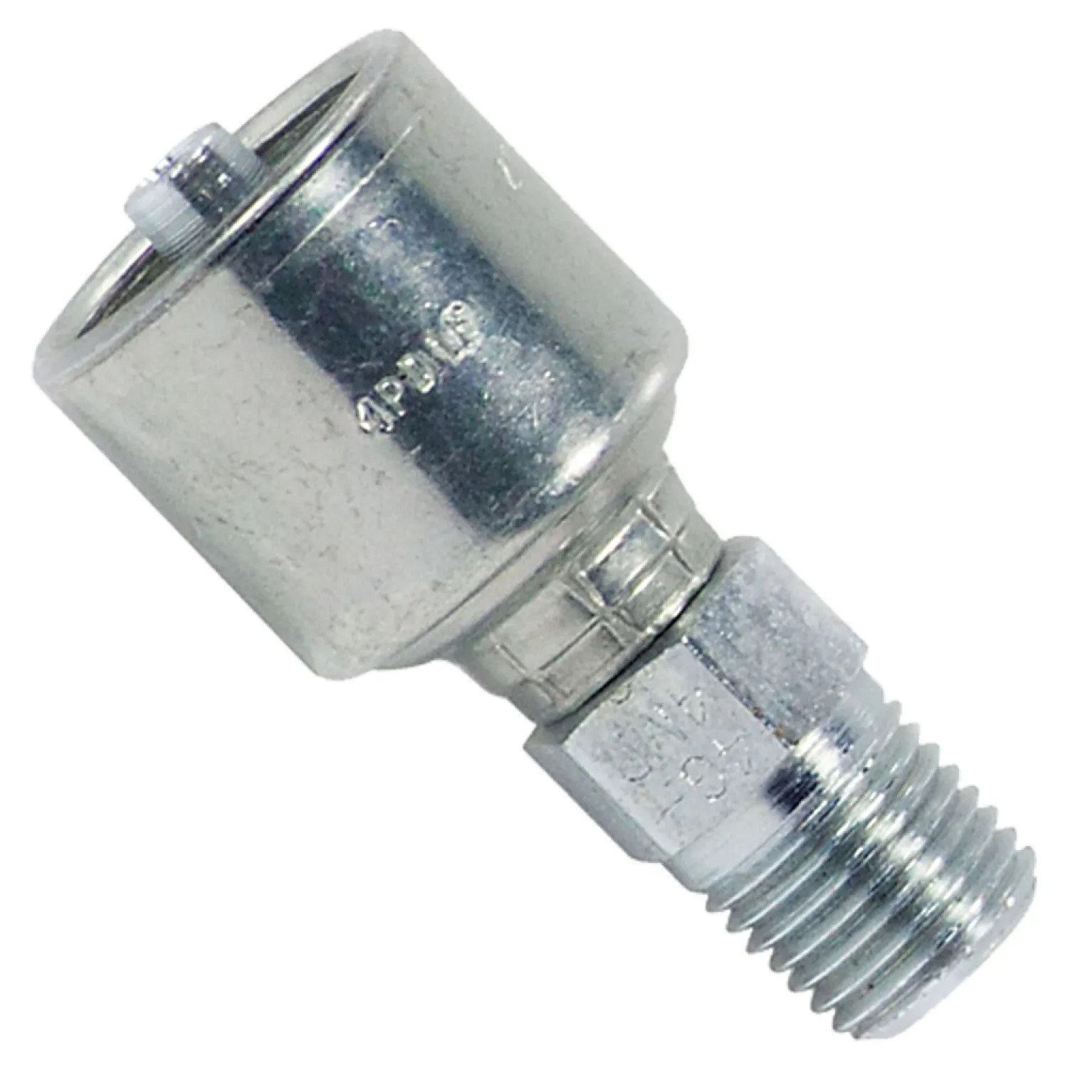 Gates G251000404 MegaCrimp G251000404 Hydraulic Hose Coupling, 1/4 in, MNPT, Low Carbon Steel