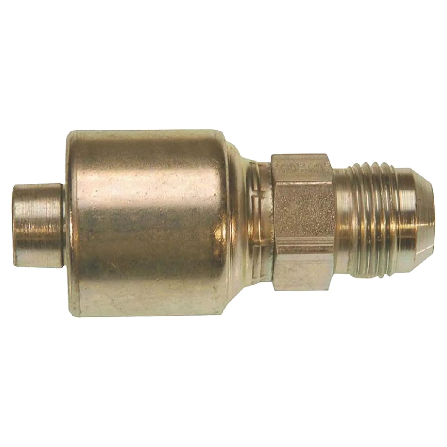 Gates G251650808 MegaCrimp G251650808 Hydraulic Hose Coupling, 1/2 in, Male JIC 37 deg Flare, Low Carbon Steel