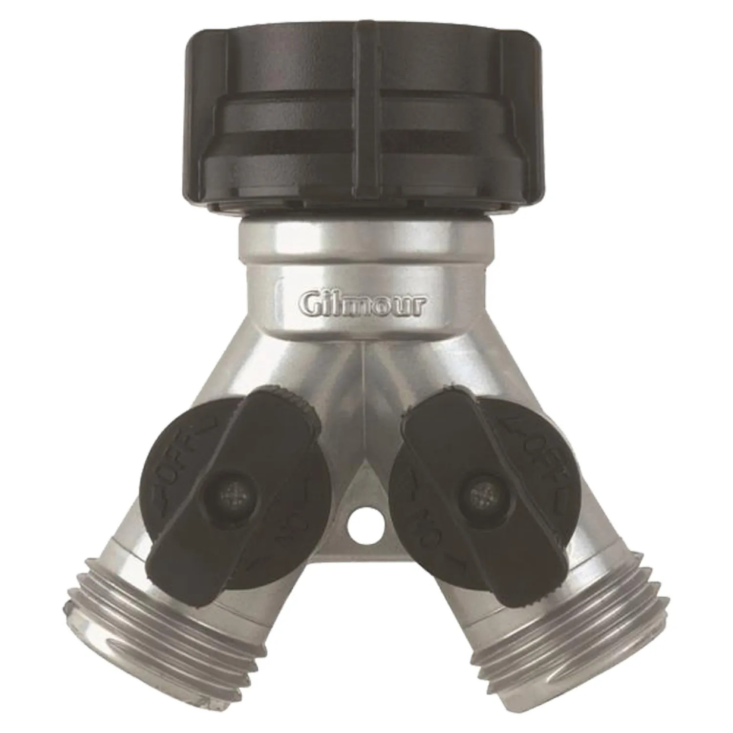 Gilmour 15 Gilmour 15 Hose Wye With Dual Shut-Off Valve, Die-Cast Zinc