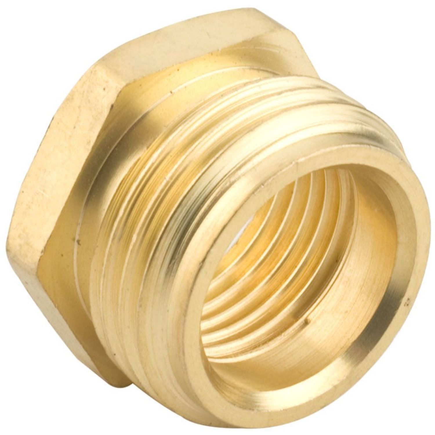 Gilmour 7MH5FP Gilmour 7MH5FP Hose Connector, 3/4 X 1/2 in, Male X Female, Solid Brass