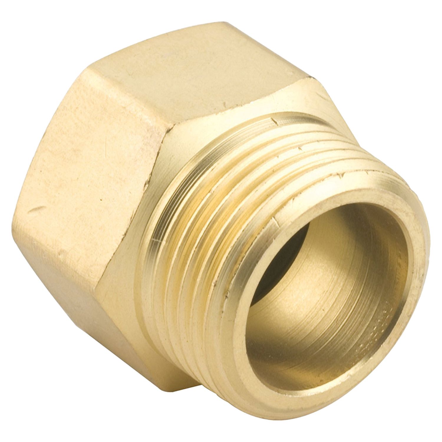 Gilmour 7MP7FH Gilmour 7MP7FH Hose Connector, 3/4 X 3/4 in, MPT X FHT, Solid Brass
