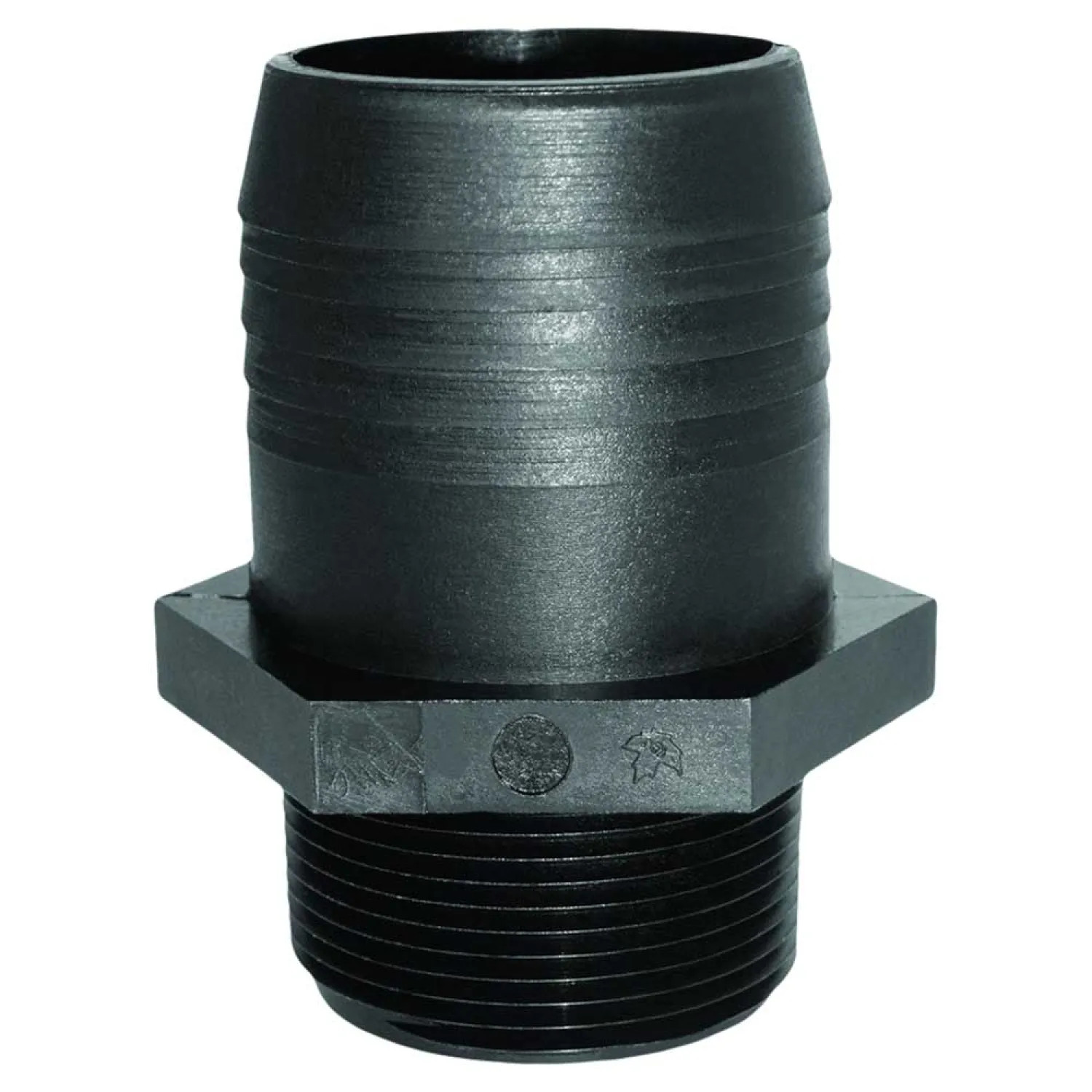 Green Leaf A200P Green Leaf A200P Straight Adapter, 2 x 2 in, MPT x Hose BARB, Polyurethane