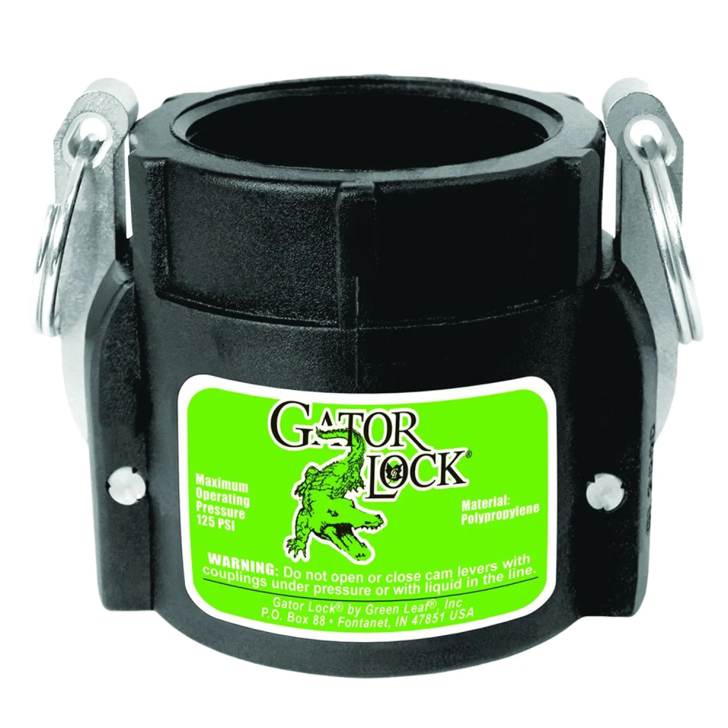 Green Leaf GLP200DNL Green Leaf D Series Cam Lever Coupler, 2 in, FNPT