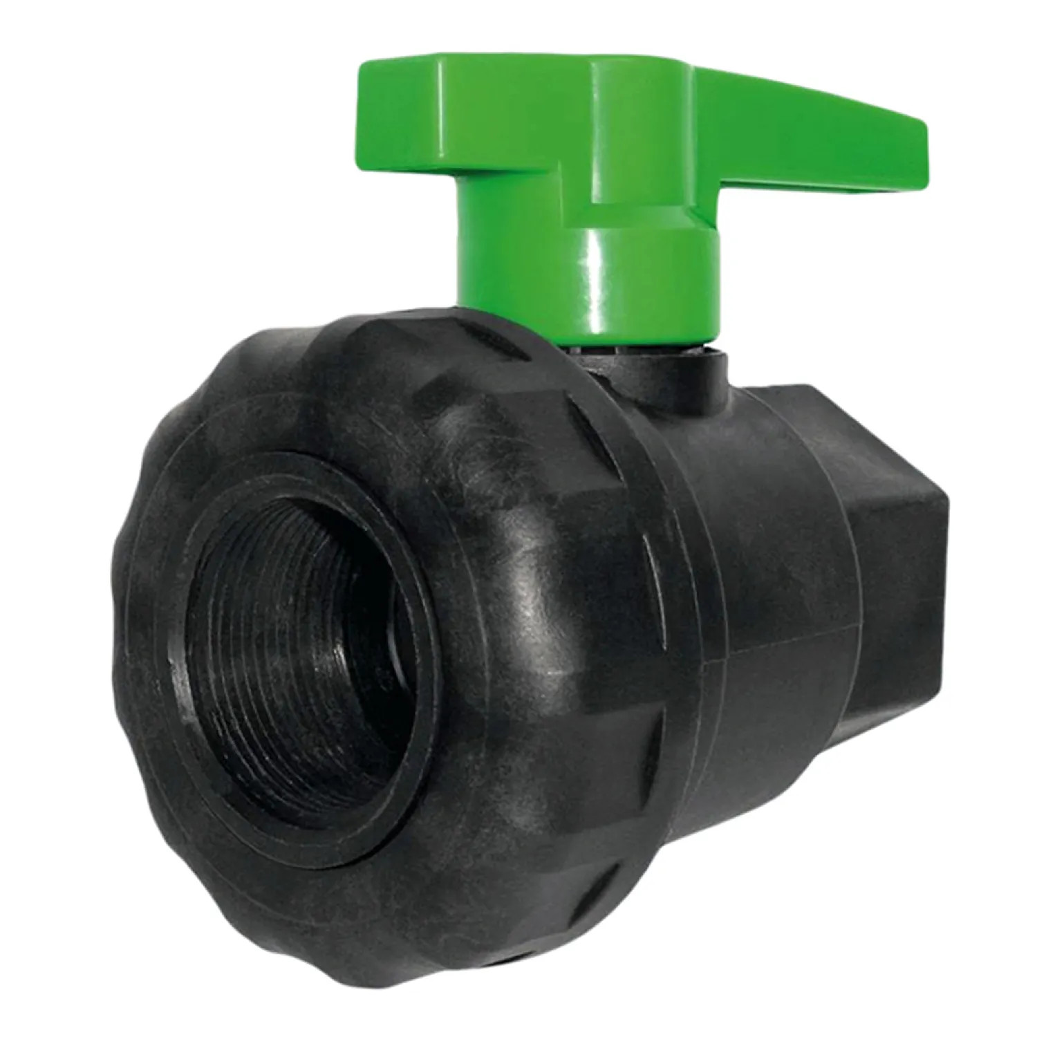 Green Leaf SU075E Green Leaf SU075E Single Union Ball Valve, 3/4 in, FNPT, 125 psi, Fiberglass Reinforced Polypropylene