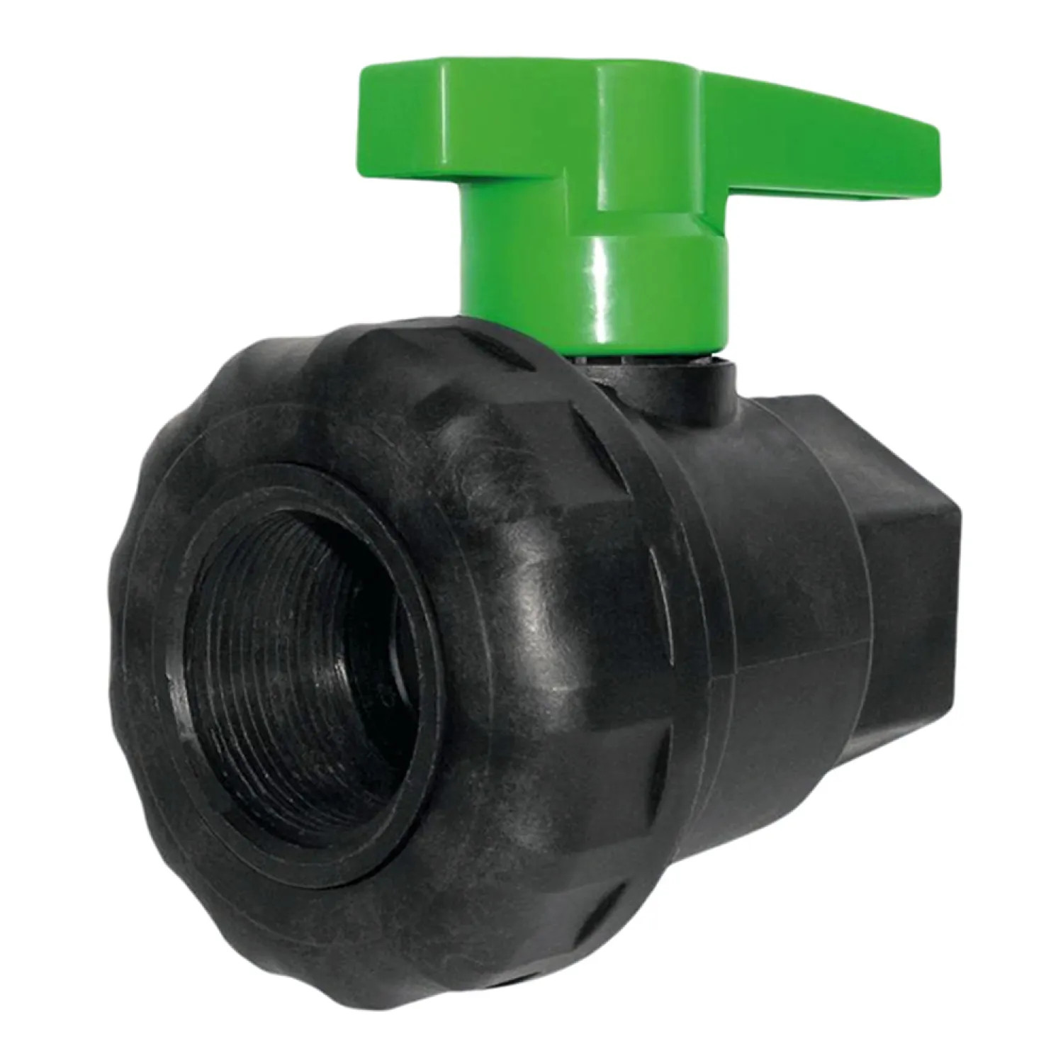 Green Leaf SU100E Green Leaf SU100E Single Union Ball Valve, 1 in, FNPT, 125 psi, Fiberglass Reinforced Polypropylene