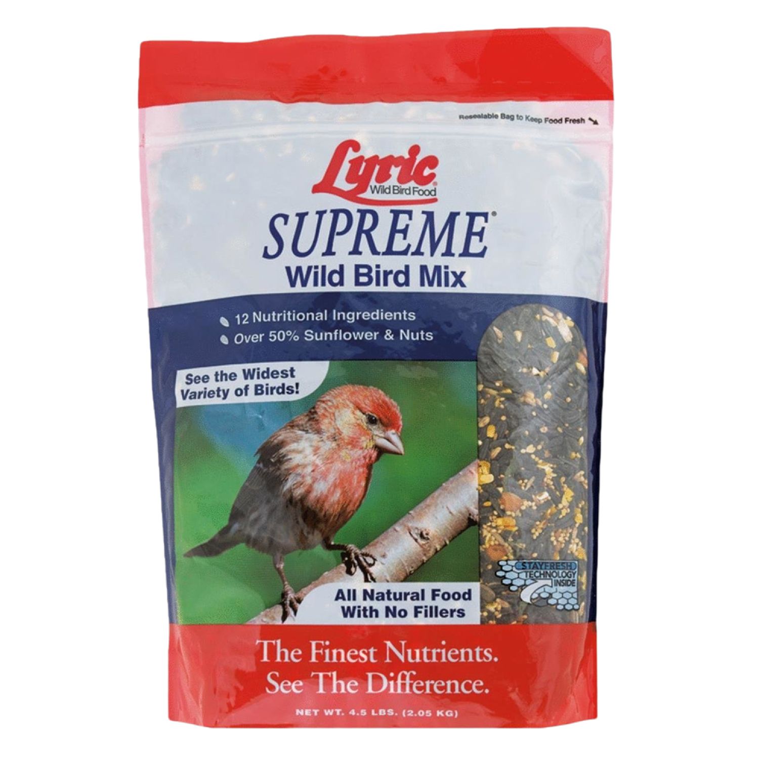 Lebanon 26-19066 Lyric Supreme Mix Bird Feed, 4.5lbs Bag - 26-19066