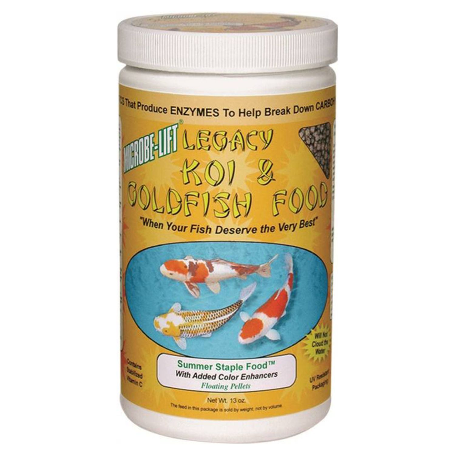 Little Giant 566014 Little Giant Microbe-Lift 566014 Legacy Koi and Goldfish Summer Staple Food 13 oz