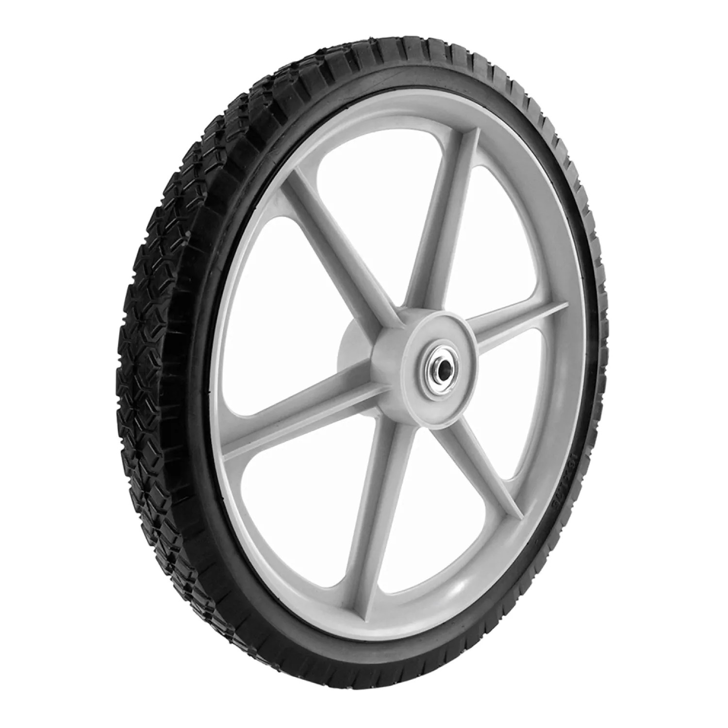 Martin Wheel PLSP14D175 Martin Wheel PLSP14D175 Solid Diamond Tread Mower Wheel, 14 X 175, 90 lb Capacity, Plastic Spoke