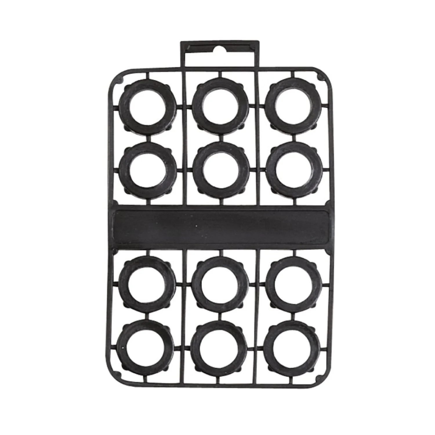 Mintcraft GM2073L Landscapers Select 12-Piece Plastic Hose Washer for Standard Garden Hose, PVC, Black - GM2073L