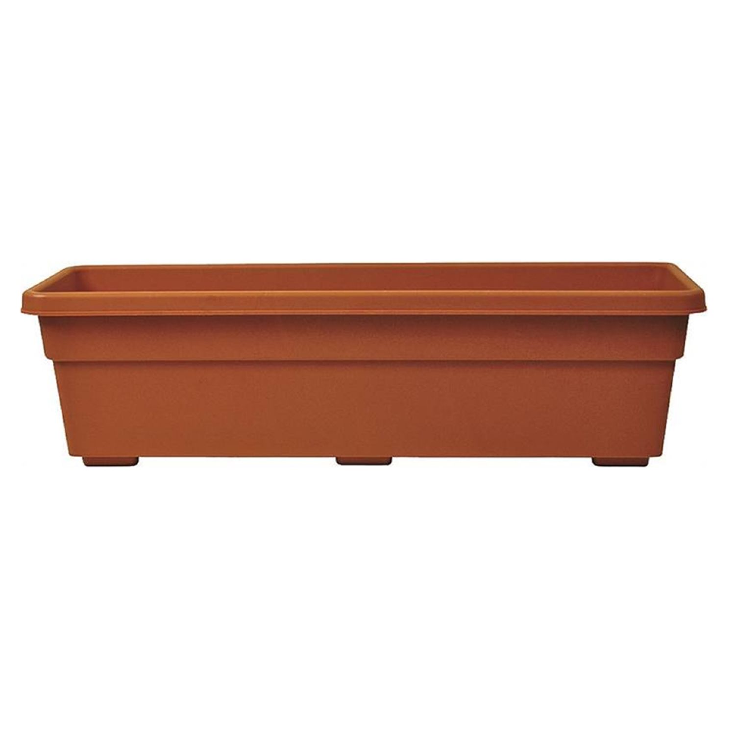 Southern Patio PW2412TC Southern Patio Dynamic Design PW2412TC Durable Promotional Rolled Rim Window Box Planter, 8.0625 in