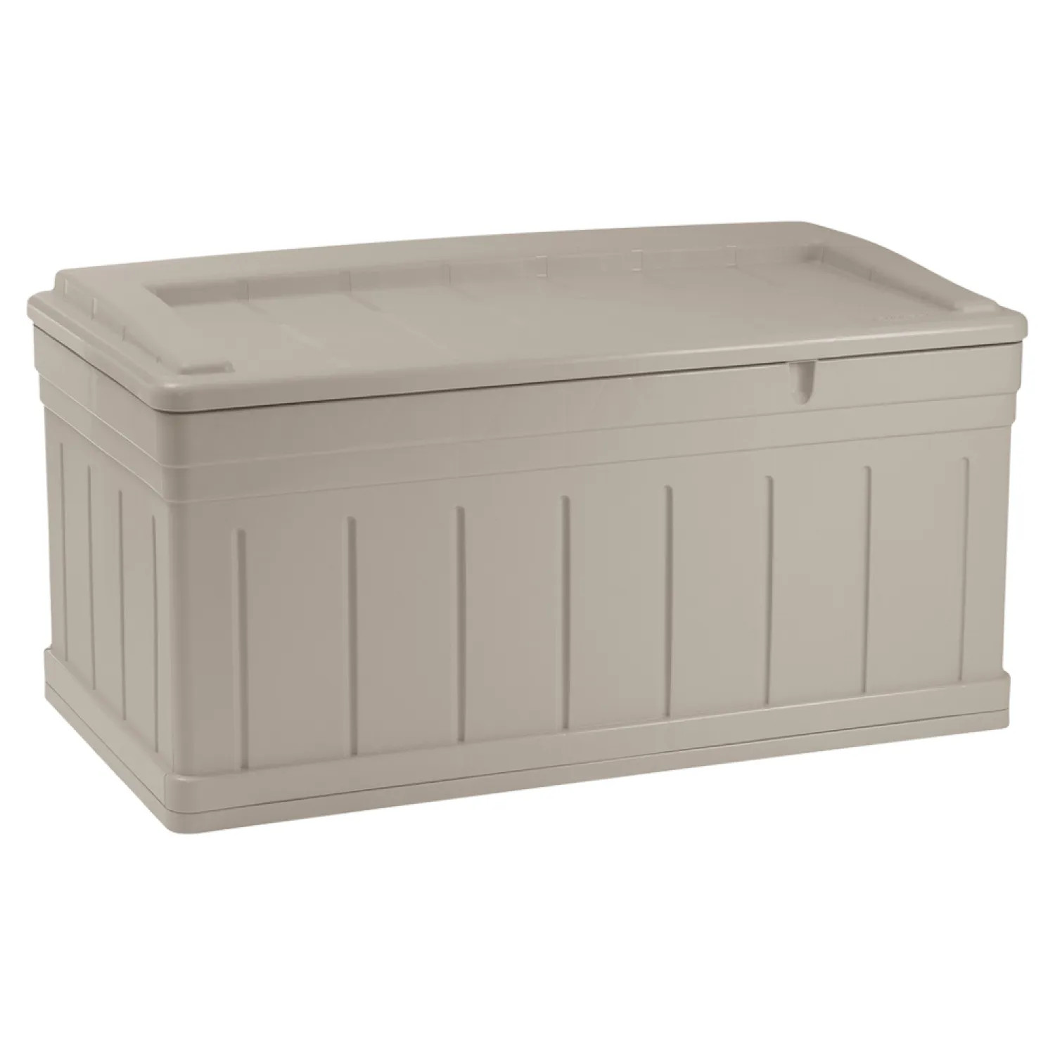 Suncast DB9750 Suncast DB9750 Deck Box, 53 in W X 29 in D X 27-1/2 in H, 129 gal Capacity, Light Taupe