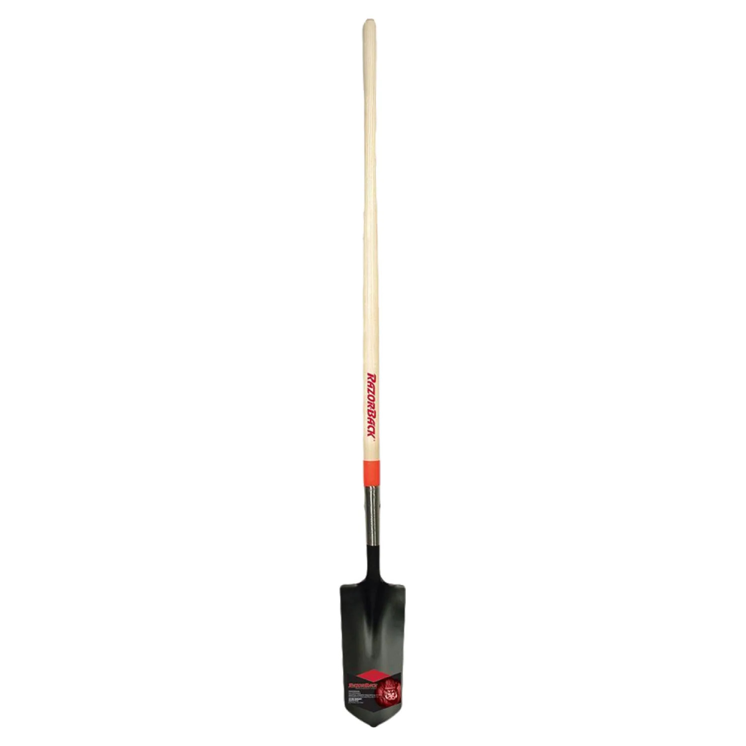Ames 47115 Razor Back 47115 Ditching Shovel With Rolled Step, 5 in W X 11-1/2 in L, Tempered Steel, 48 in