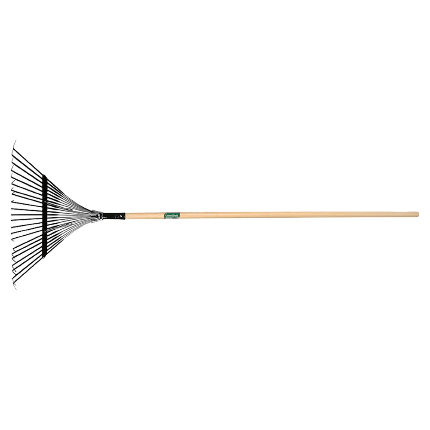 Ames 64430 Union Tools 64430 Angled Tine Leaf Rake With Coil Spring Brace, 22 in W x 3-1/2 in L Head