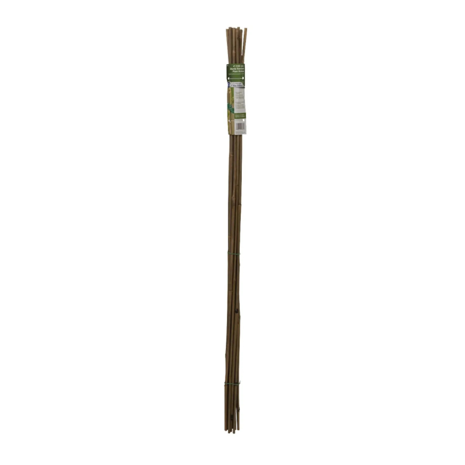 Woodstream BB4 Gardener's Blue Ribbon BB4 4ft Bamboo Plant Stake, Natural Bamboo