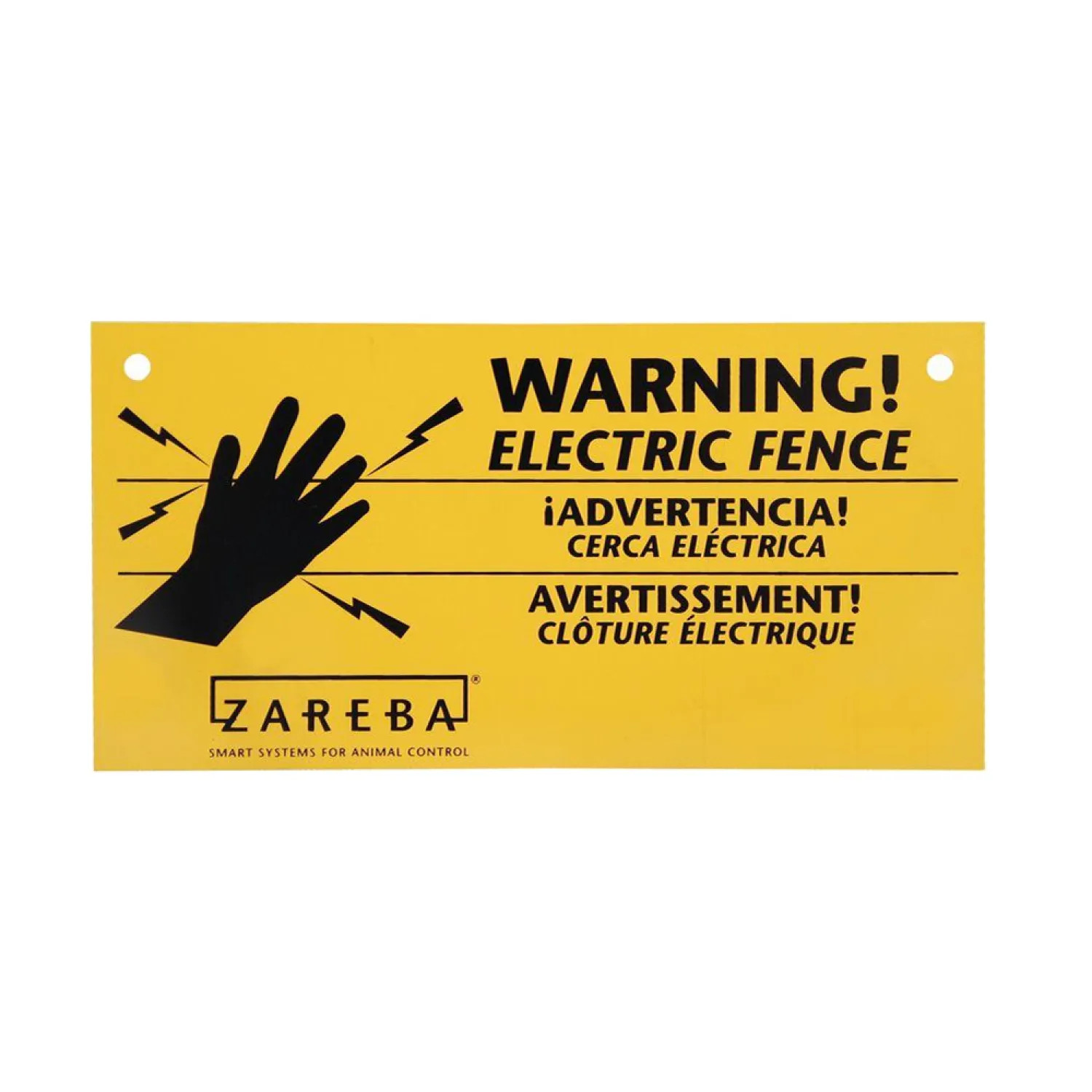 Zareba WS3 Zareba WS3 Warning Sign, Electric Fence, 4 in W X 8 in L