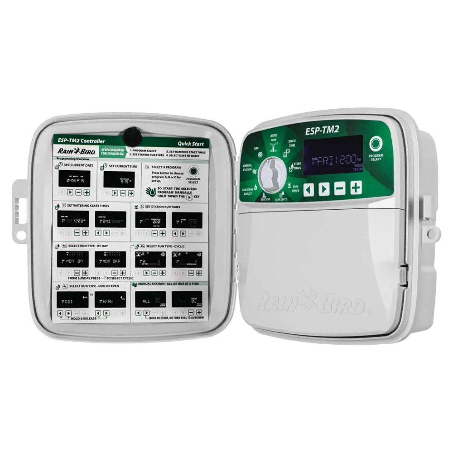Rainbird TM2-6 Rain Bird 6-Station Indoor/Outdoor 120V Irrigation Controller, LNK WiFi-Compatible - ESP-TM2-6