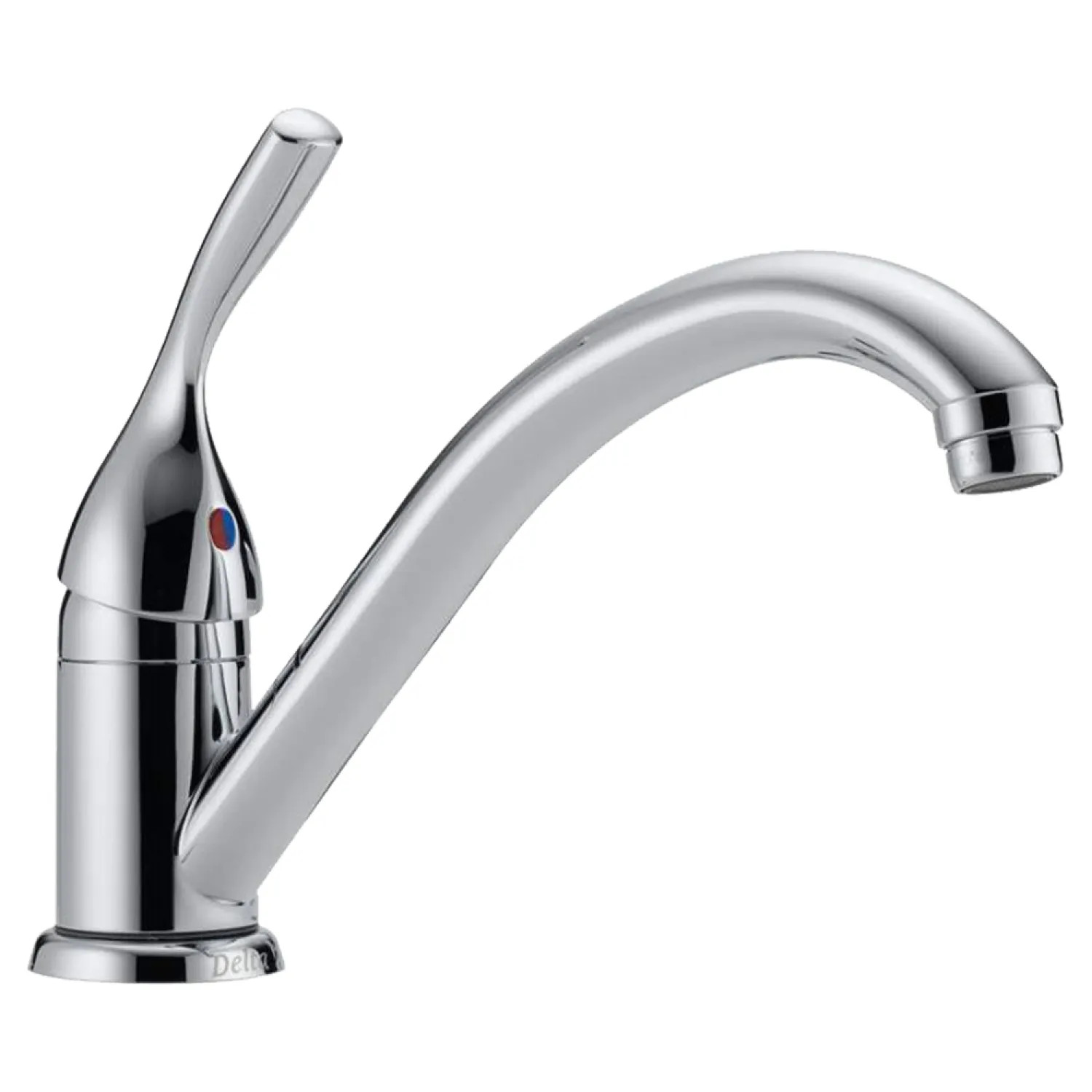 Delta 101-DST Delta Classic Single Handle Kitchen Faucet, 1-Hole, Chrome - 101-DST