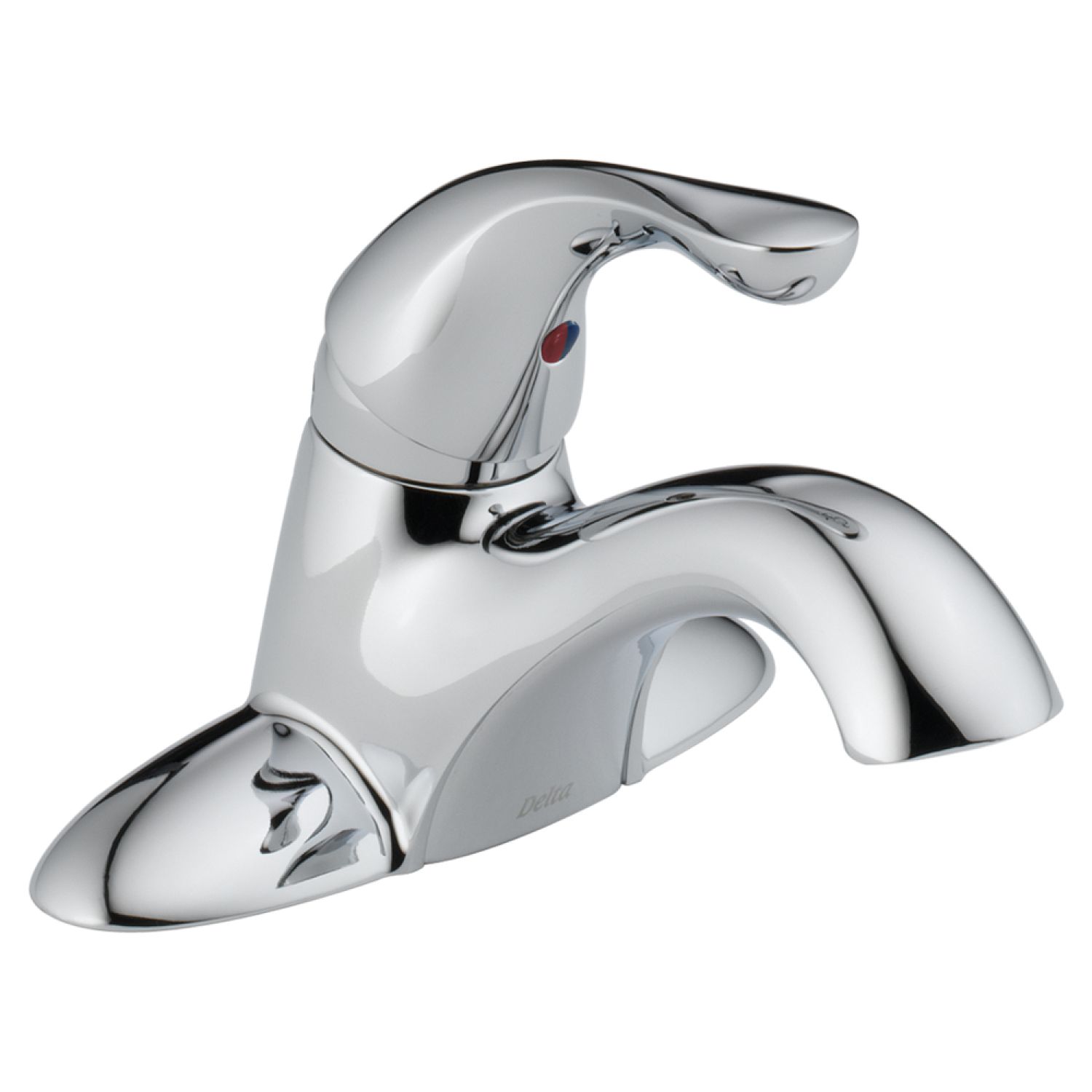 Delta 501-TP-DST Delta 501-TP-DST Foundations Single Handle Centerset Bathroom Faucet, Tract Pack Model, Chrome