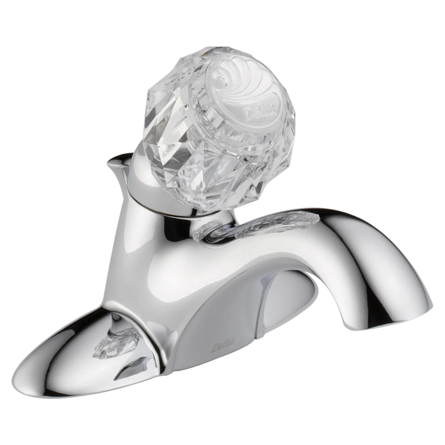 Delta 522-MPU-DST Delta Classic Low-Arc Chrome Lavatory Faucet for 4