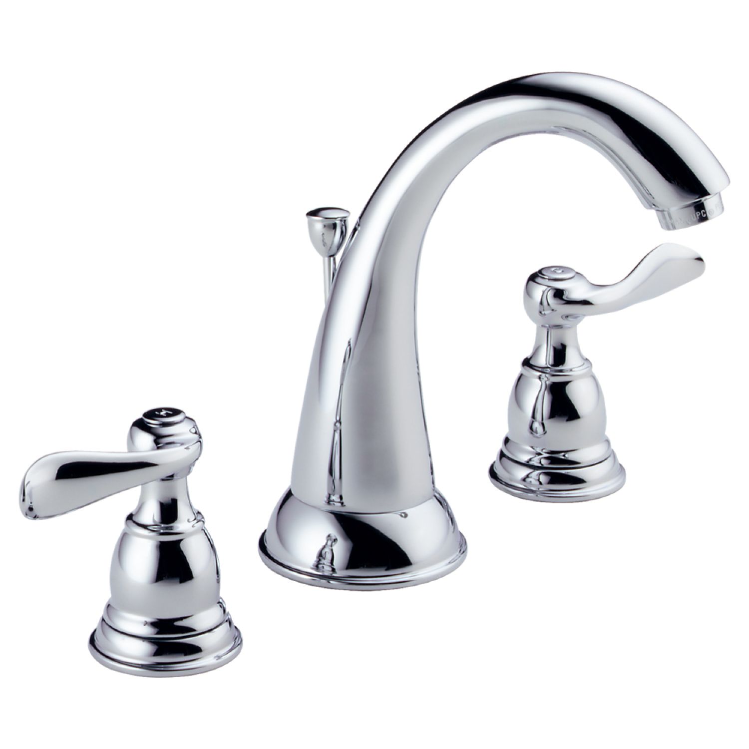 Delta B3596LF Delta Windemere Arc Spout Chrome Lavatory Faucet for 6