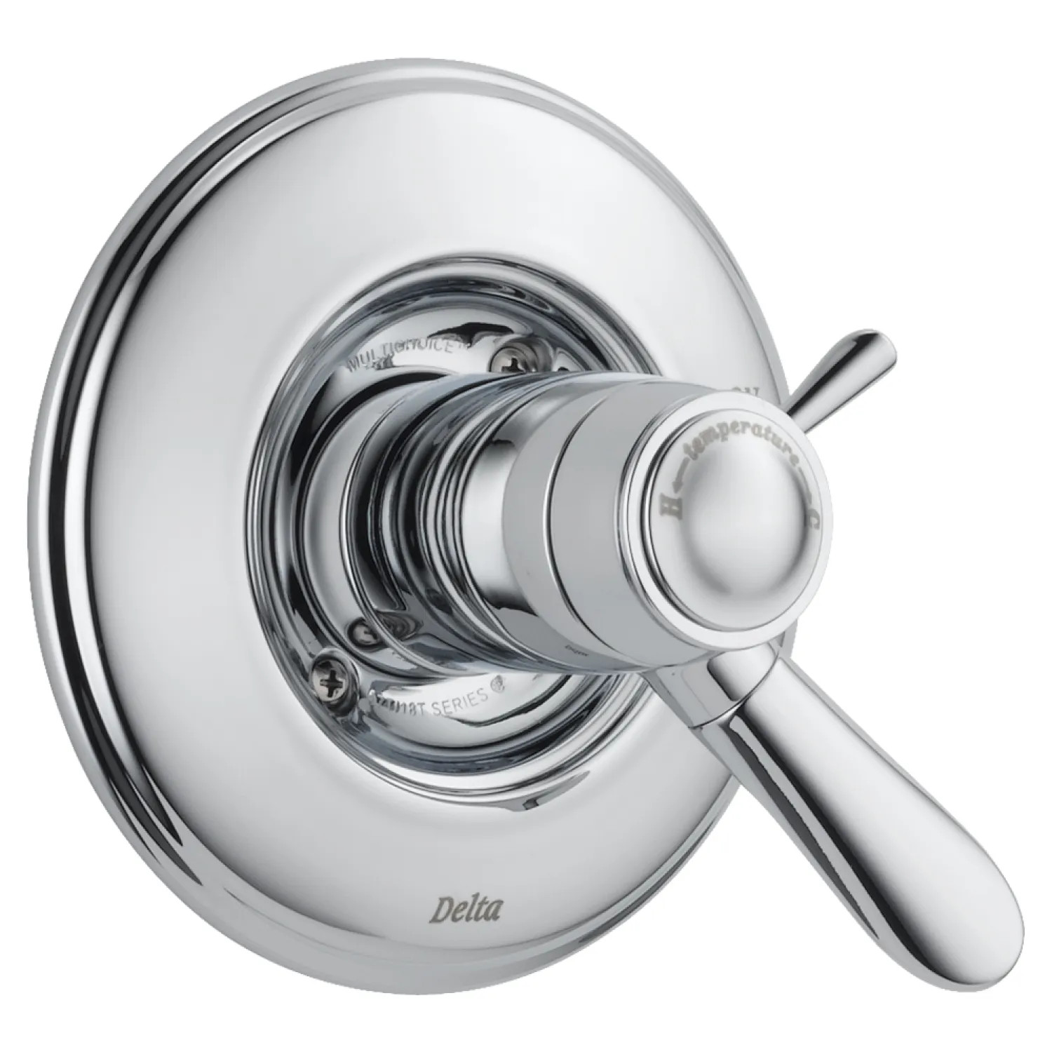 Delta T17T038 Delta Lahara TempAssure 17T Series Two-Handle Valve Trim, Lever Handles, Polished Chrome - T17T038