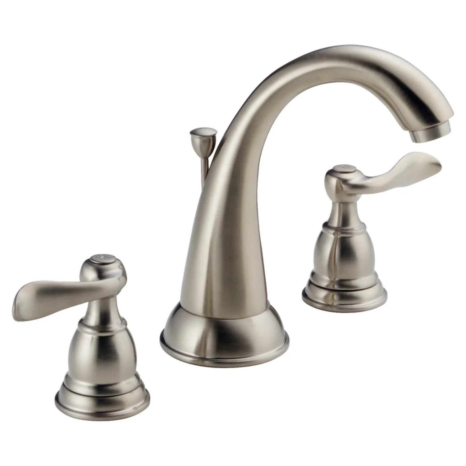 Delta B3596LF-SS Delta Windemere Arc Spout Stainless Lavatory Faucet for 6