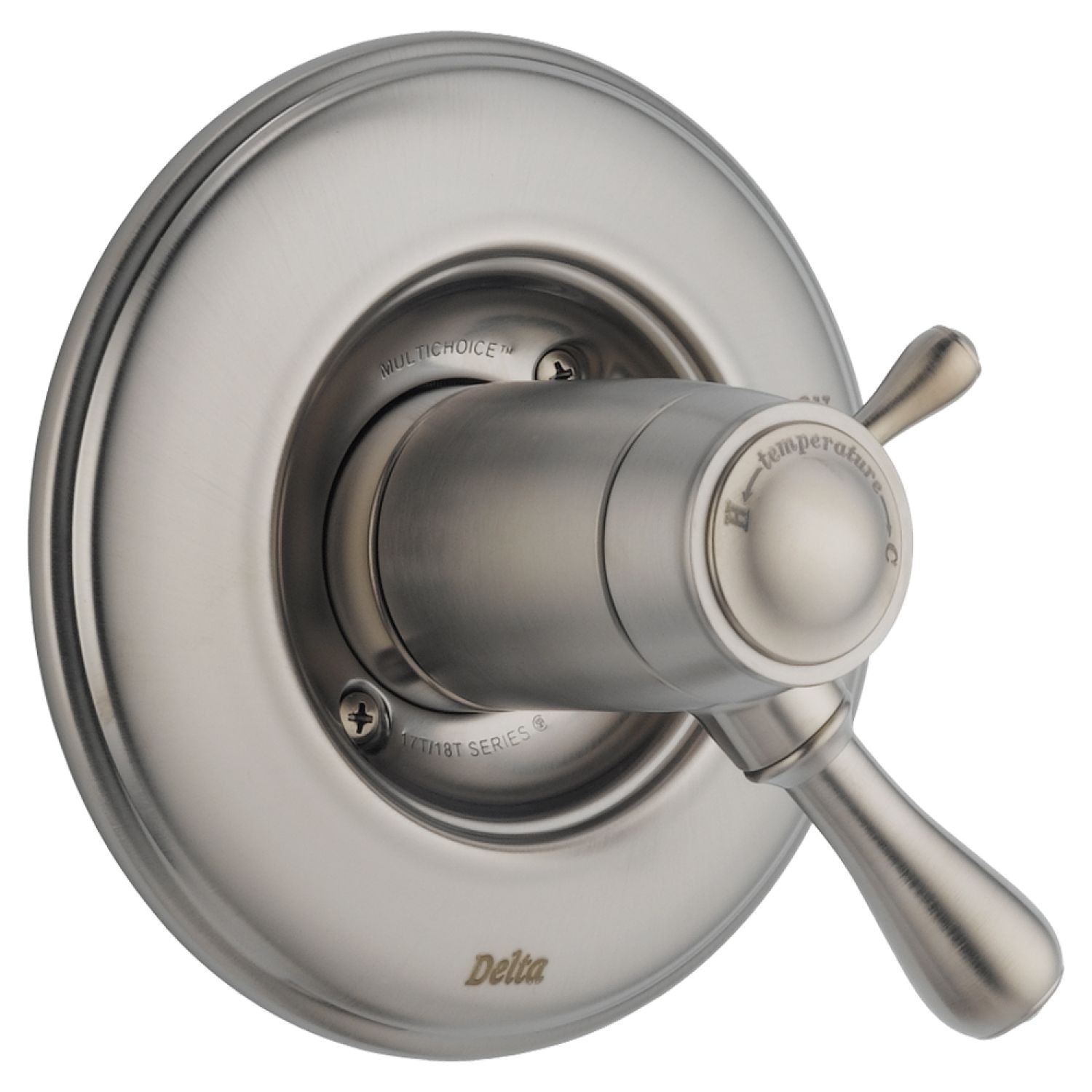 Delta T17T078-SS Delta T17T078-SS Stainless Leland Monitor Valve Trim Only