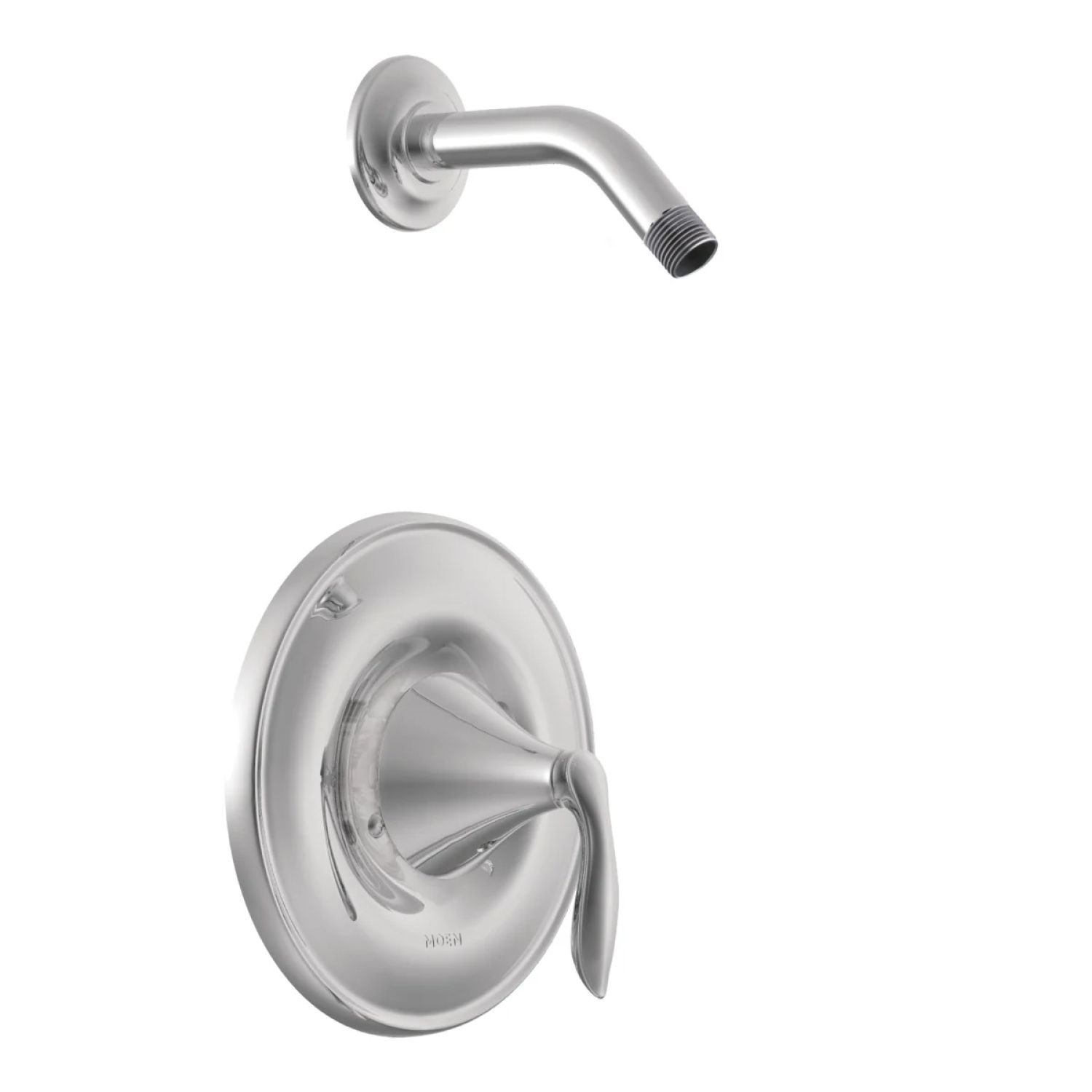 Moen T62132NH Moen Eva Posi-Temp Single-Handle Shower Faucet, Lever Handle, Less Showerhead, Bulk Version, Chrome - T62132NH