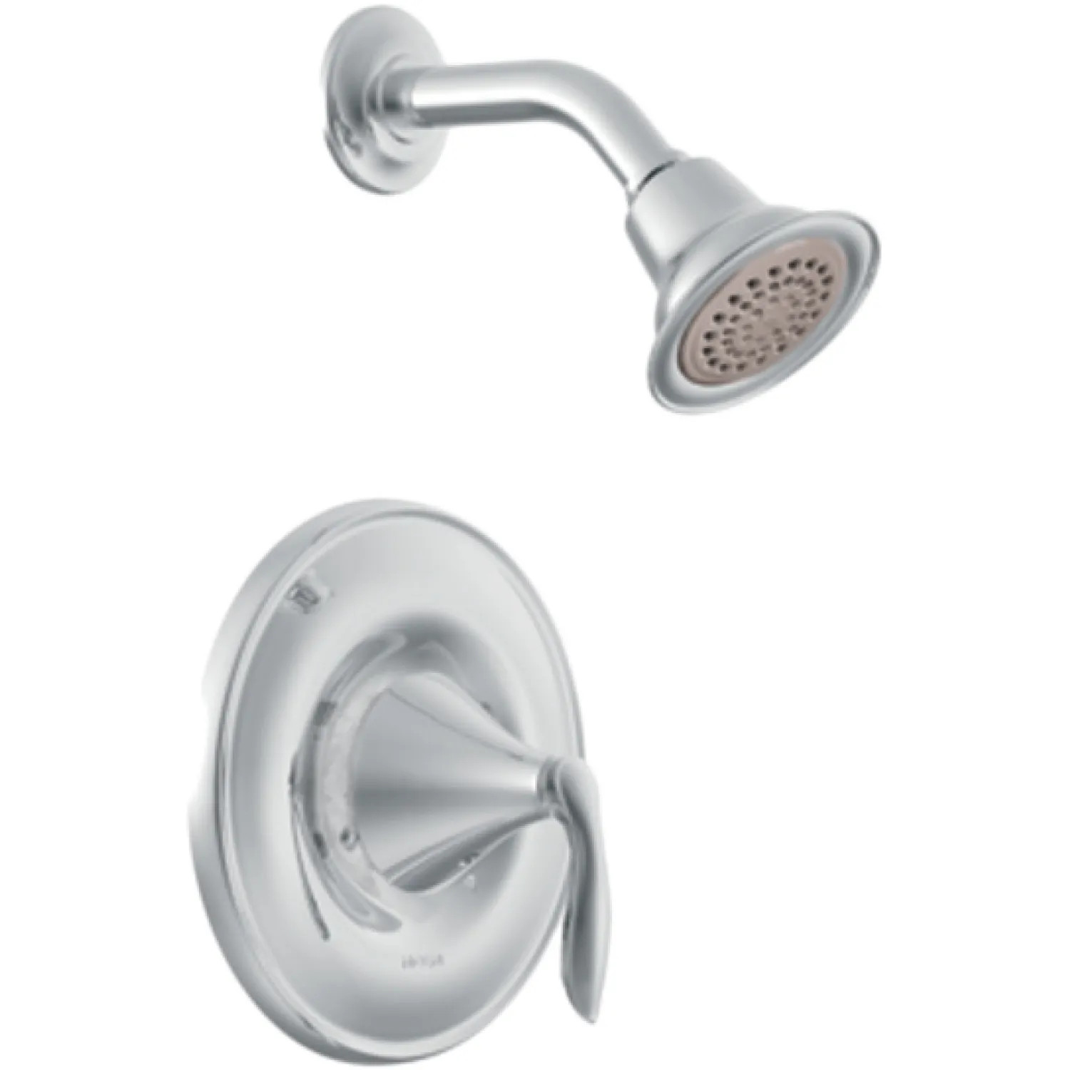 Moen T2132 Moen Eva Posi-Temp Single-Handle Shower Faucet, One-Function, 2.5 GPM, Lever Handle, M-PACT, Chrome - T2132