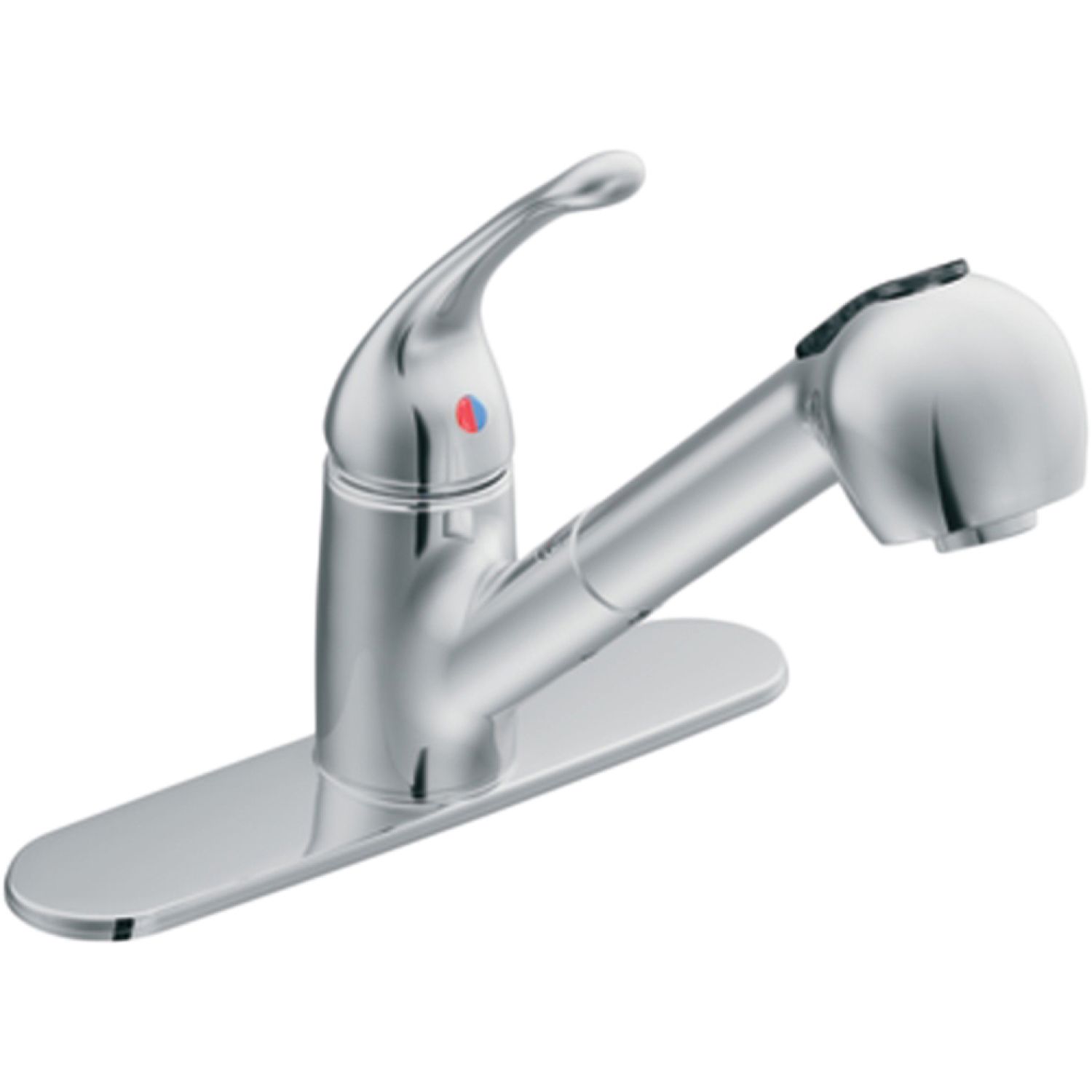 Moen CFG Capstone Single Handle Pull-Out Kitchen Faucet, Chrome - CA40519
