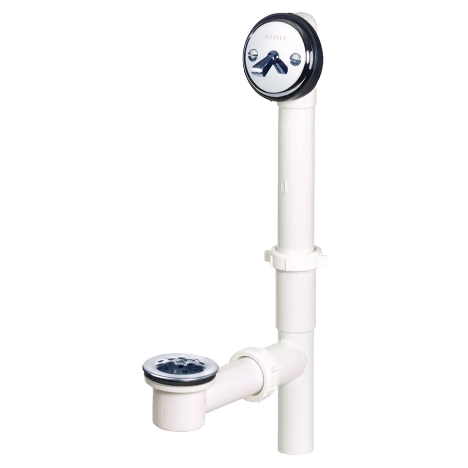 Gerber G0041510 Gerber 41-510 Gerber Classics PVC Trip Lever Drain with Pre-Set Adjustable Linkage