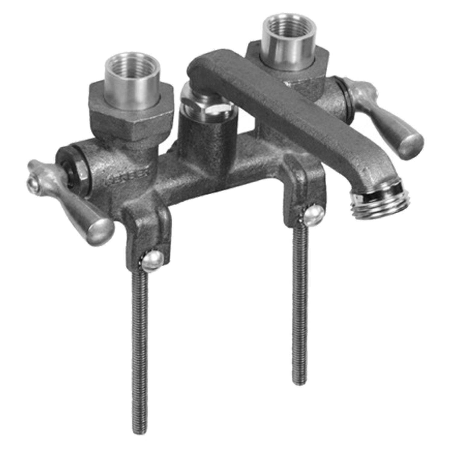 Gerber G0049540 Gerber 49-540 Gerber Classics Two Handle Treaded Legs Laundry Faucet
