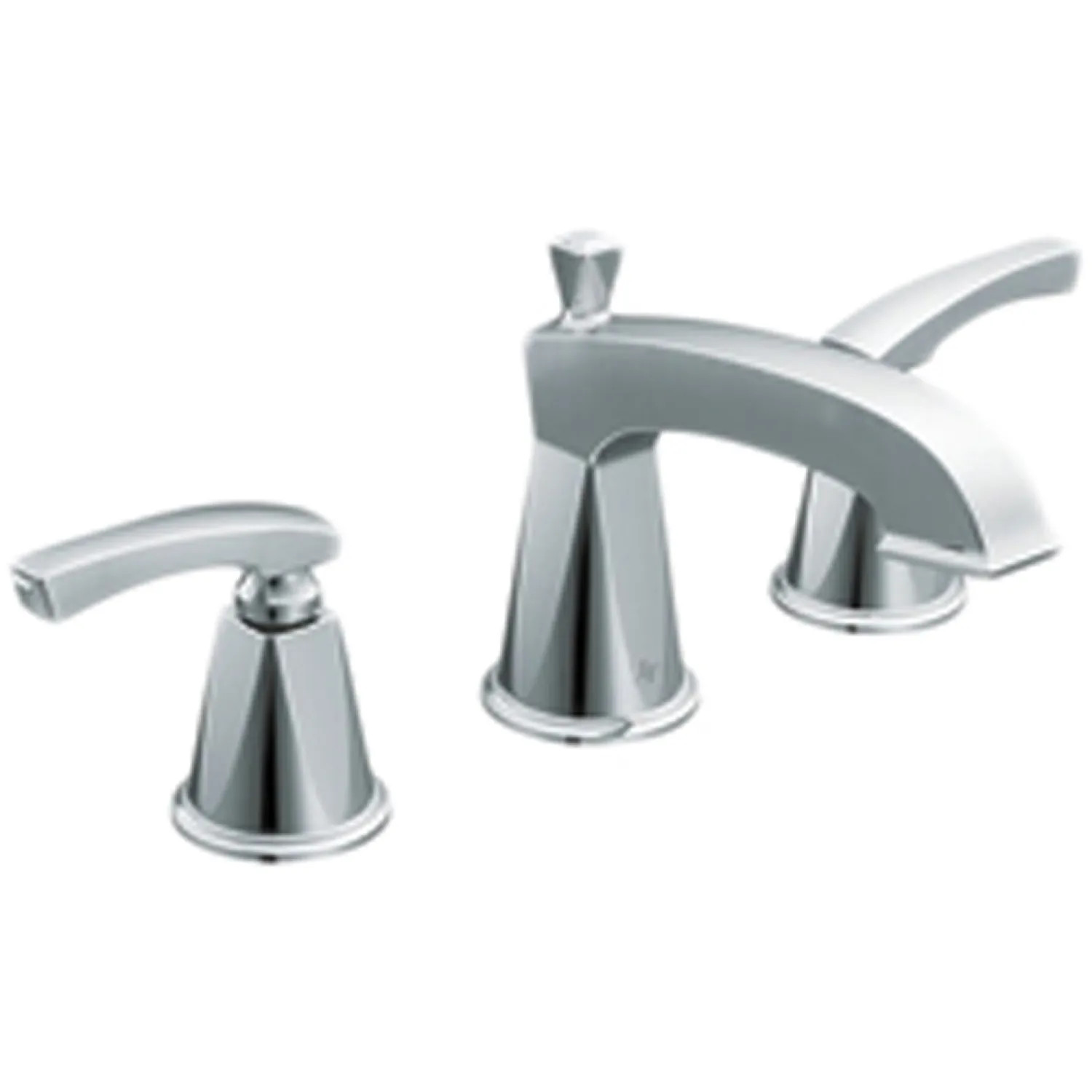 Moen TS458 Moen TS458 Divine Two-Handle Widespread Lavatory Faucet, Chrome