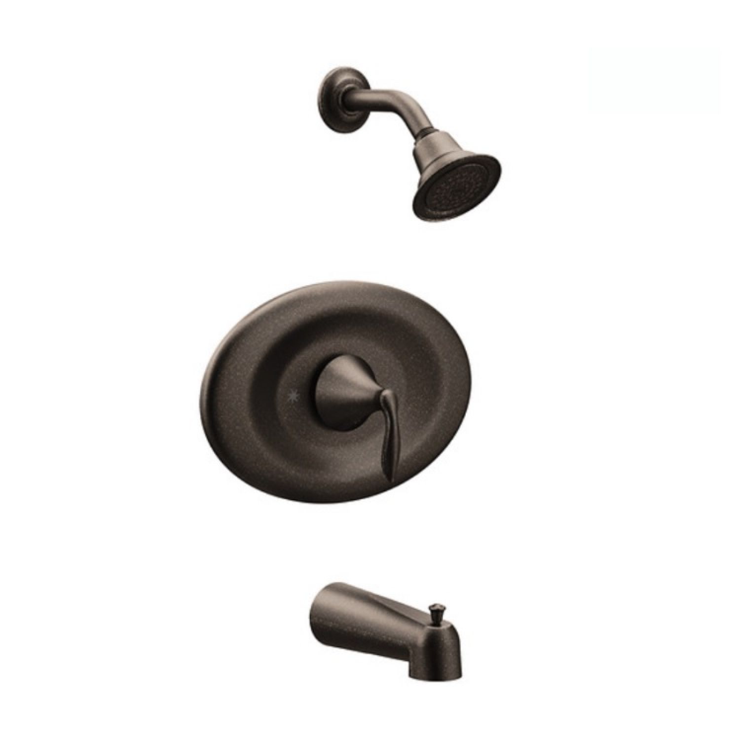 Moen T2137EPORB Moen Eva Posi-Temp Tub/Shower Faucet, 1.75 GPM, 1-Function, Single Lever Handle, M-PACT, Eco-Performance, Oil Rubbed Bronze - T2137EPORB
