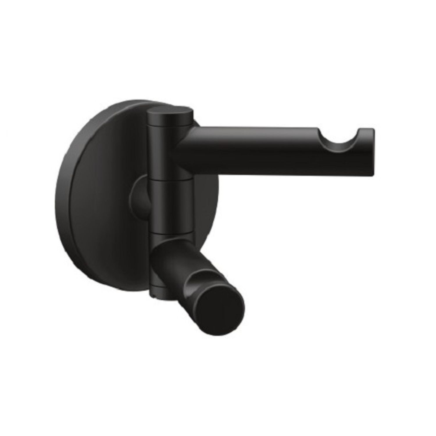 Moen YB0402BL Moen YB0402BL Align Double Robe Hook, Matte Black