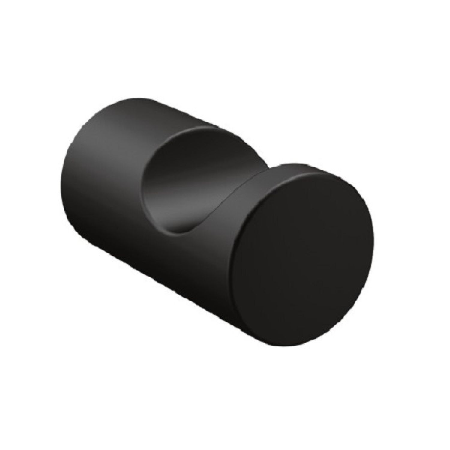 Moen YB0403BL Moen YB0403BL Align Single Robe Hook, Matte Black