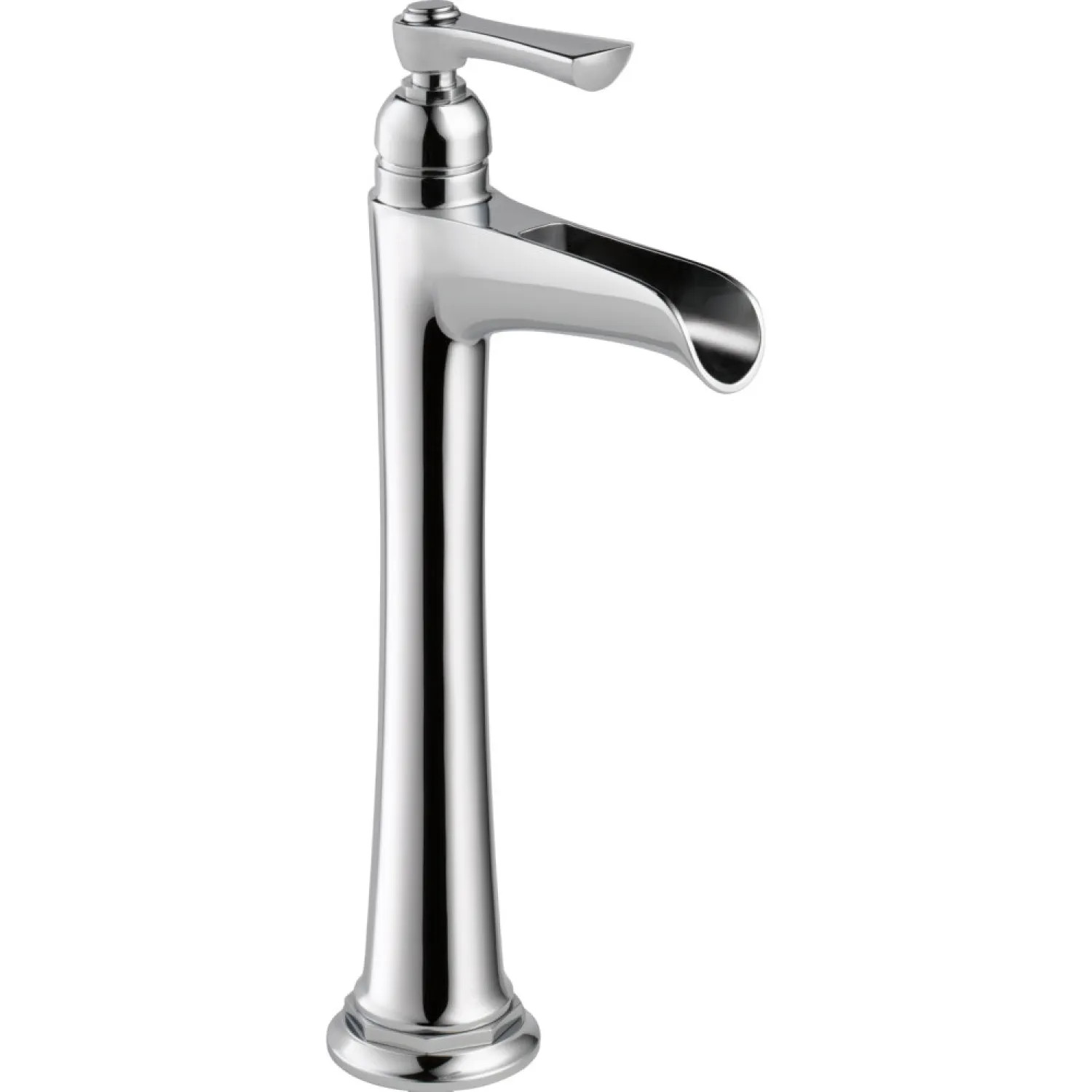 Brizo 65461LF-PC-ECO Brizo Rook Single-Handle Polished Chrome Vessel Lavatory Faucet with Channel Spout, 1.2 GPM, Single-Hole, Less Drain - 65461LF-PC-ECO