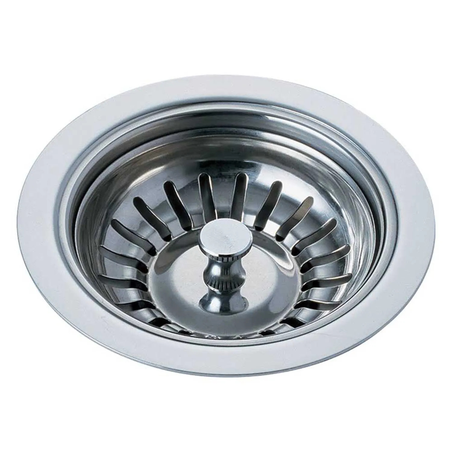 Brizo 69050-PC Brizo Rook  4-1/2” Sink Flange and Strainer with Polypropylene Drain Housing, Polished Chrome - 69050-PC